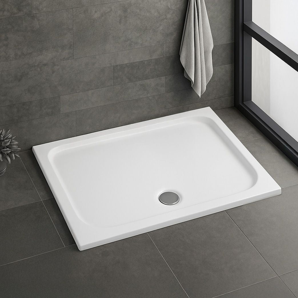 Cada Pentru Dus Din Acril Rea Belmond White 80x100  6