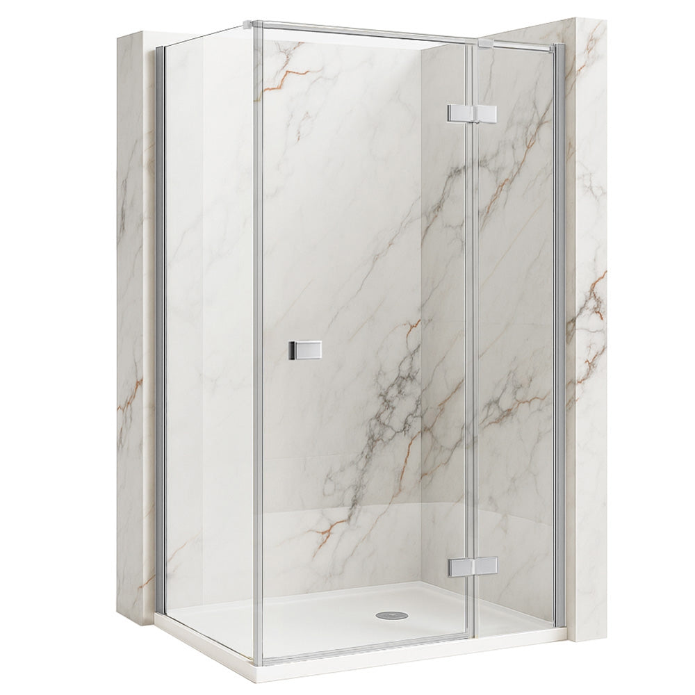Cabina de dus Rea Atlas 120x100 Chrome stanga 1