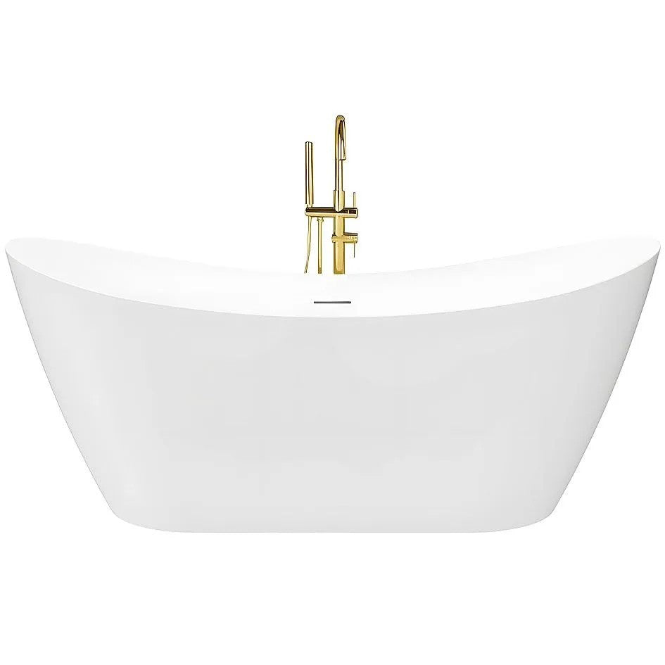 Cada de podea Rea Ferrano Slim 150 Capac dop alb 3