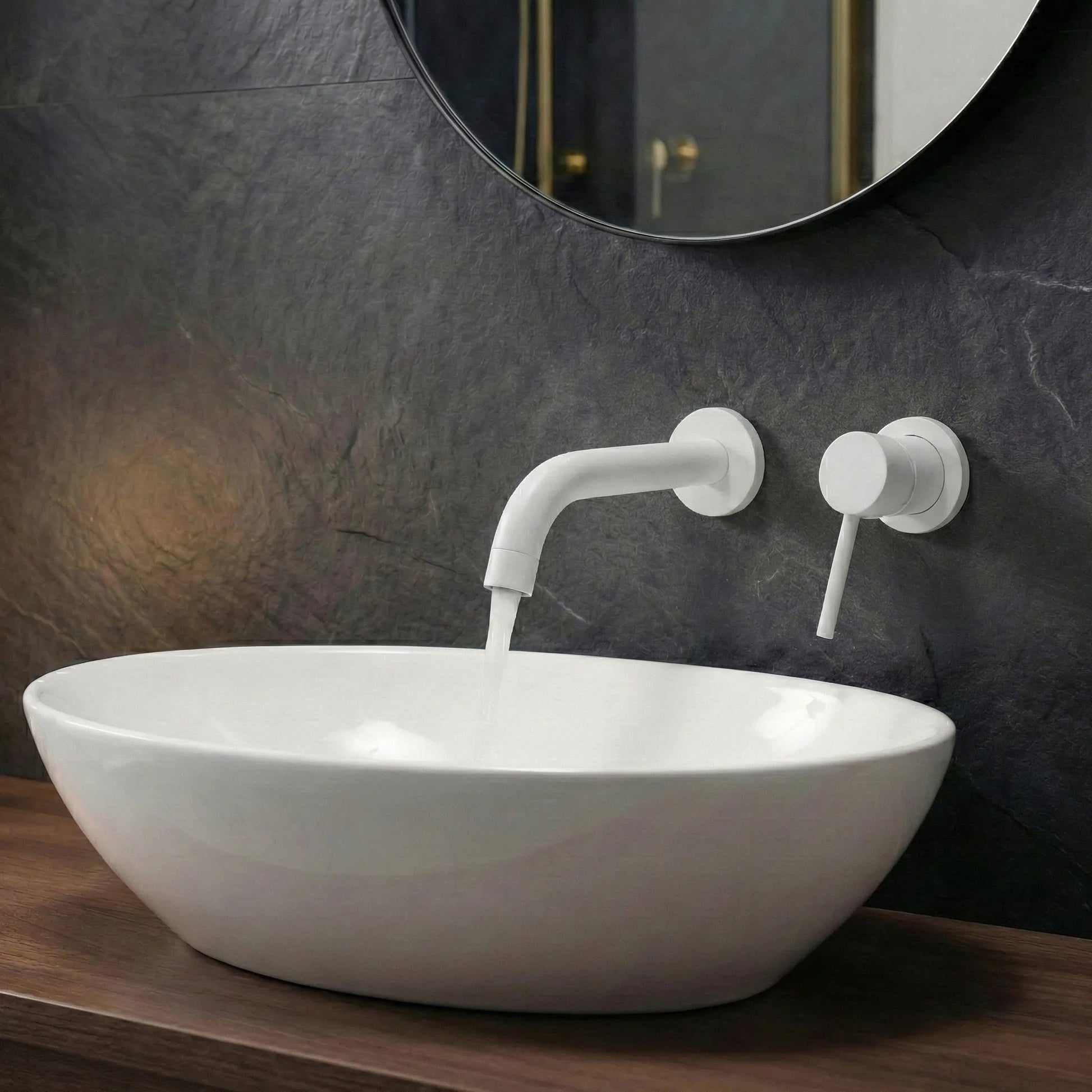 Pipă pentru baterie încastrată Rea Lungo 20 cm White  3