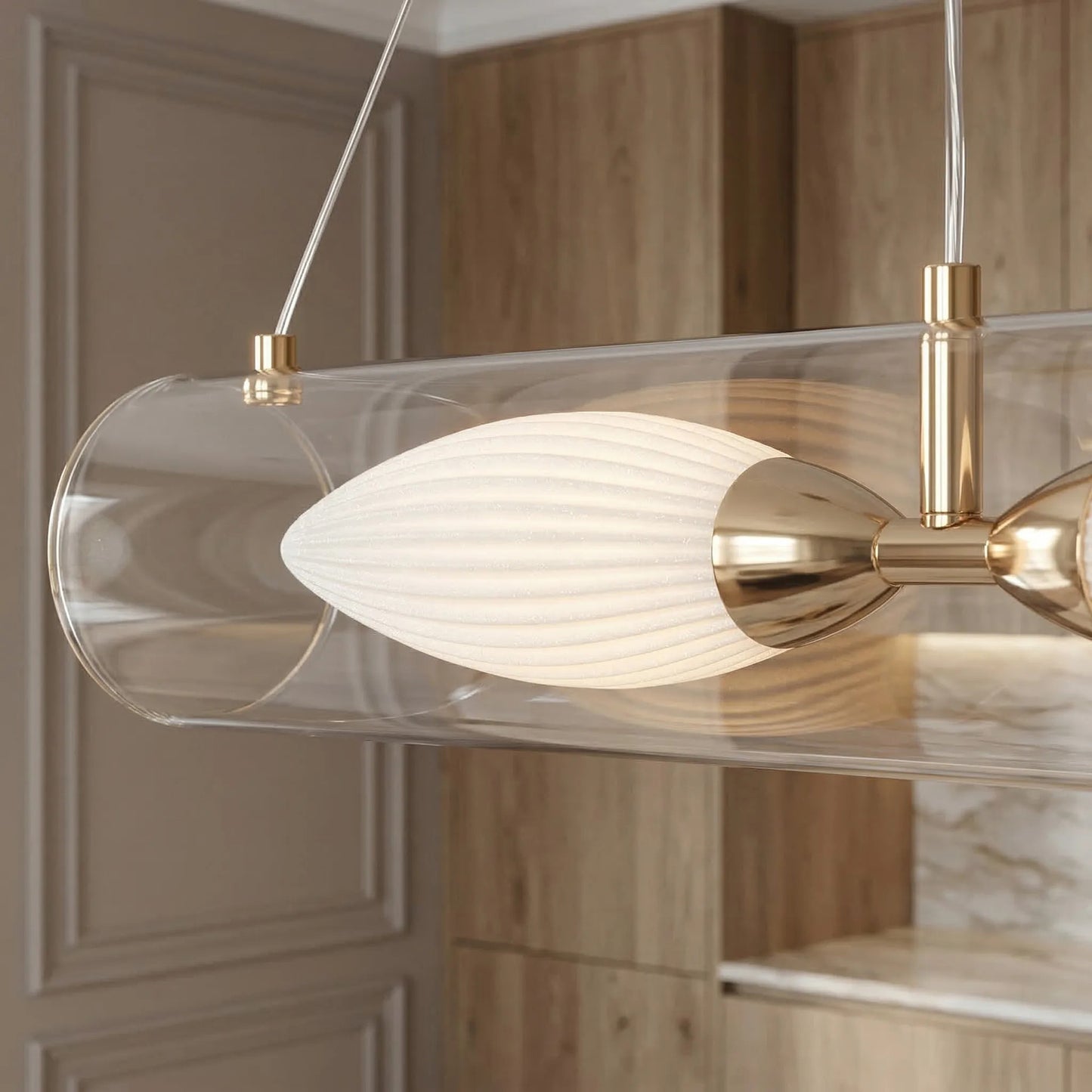 LAMPĂ SUSPENDATĂ DE TAVAN G152-2CP GOLD  3