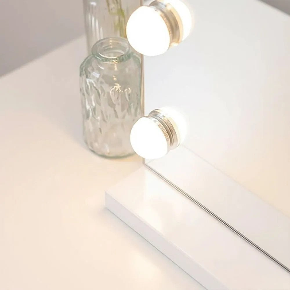 Oglindă LED HOLLYWOOD White 80x60  3