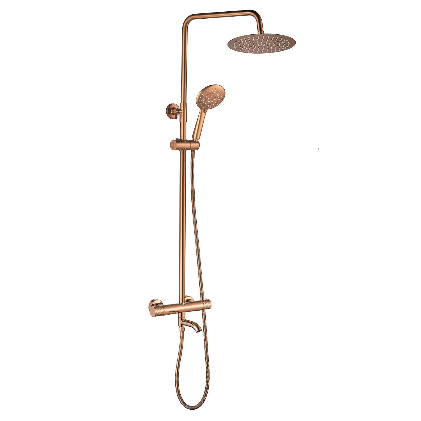 Coloana de dus cu termostat Lungo Diamond Copper  3