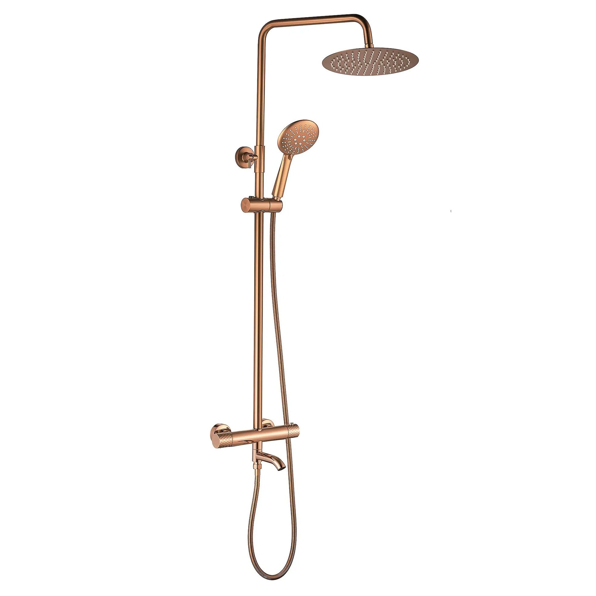 Coloana de dus cu termostat Lungo Diamond Copper  3