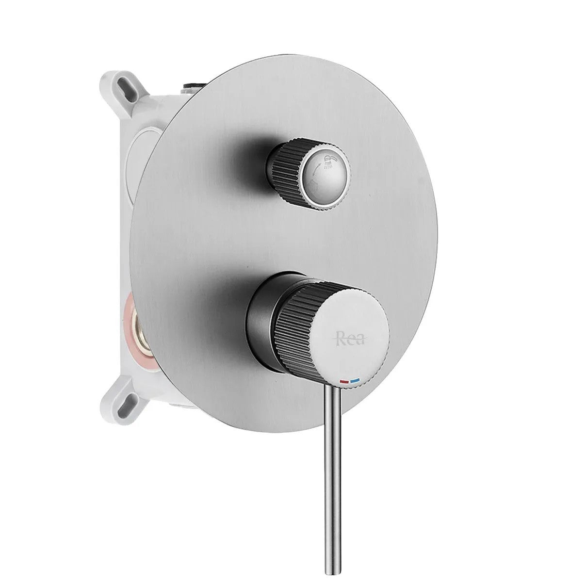 Set de dus incastrat Rea Lungo Stripe Nickel Brush + BOX  3