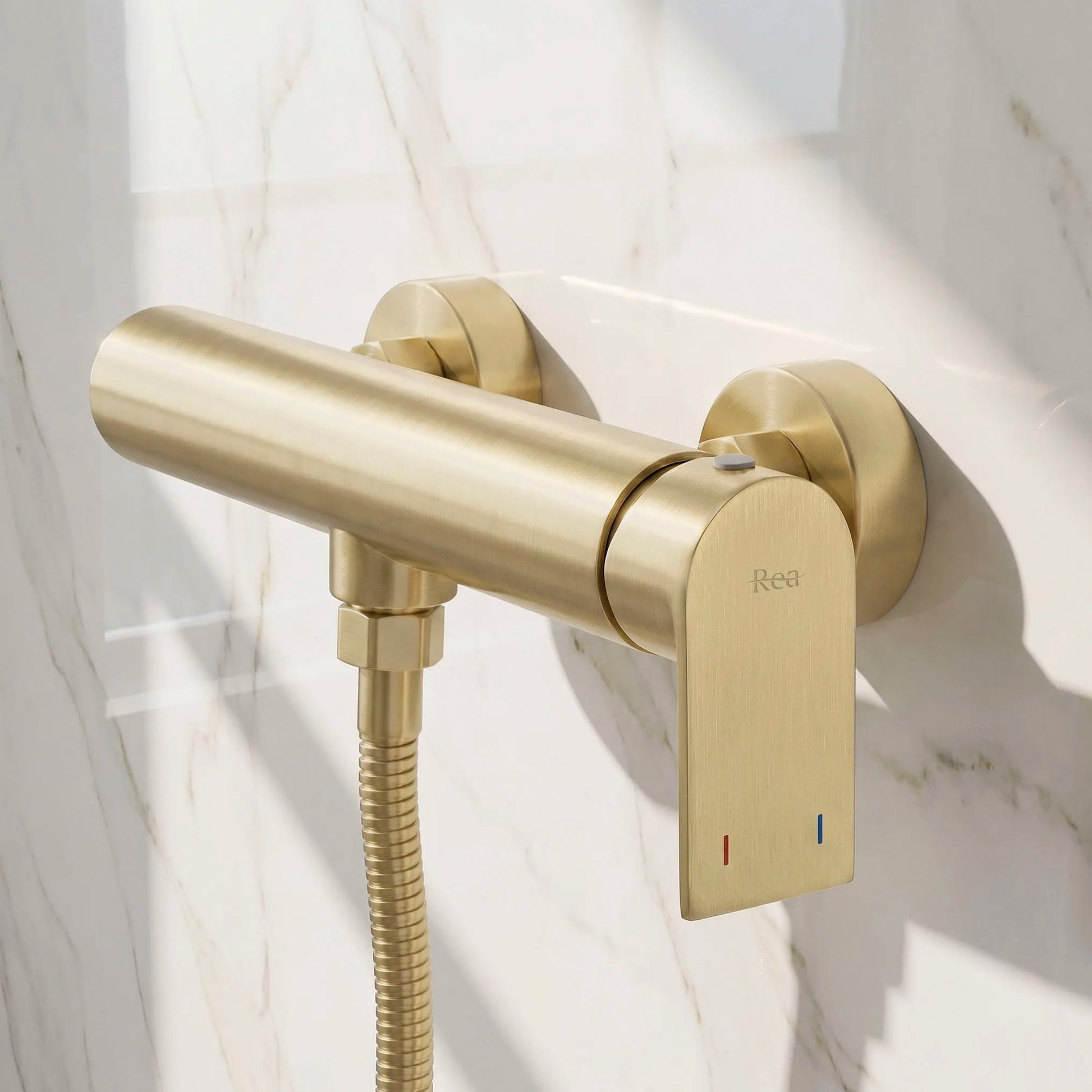 Baterie de duș Rea Hunter Brushed Gold  3