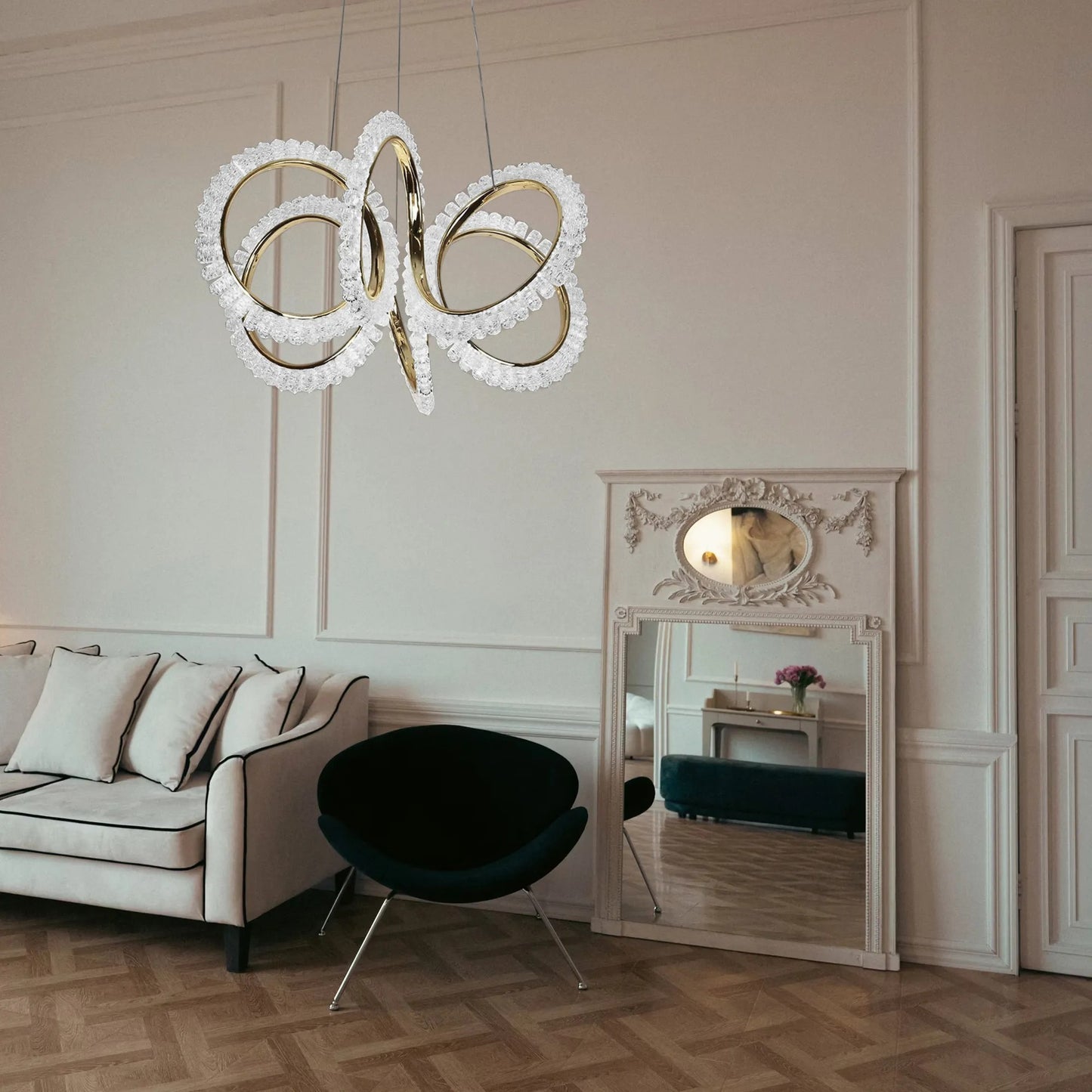 Lampa LED G037-CP Gold  3
