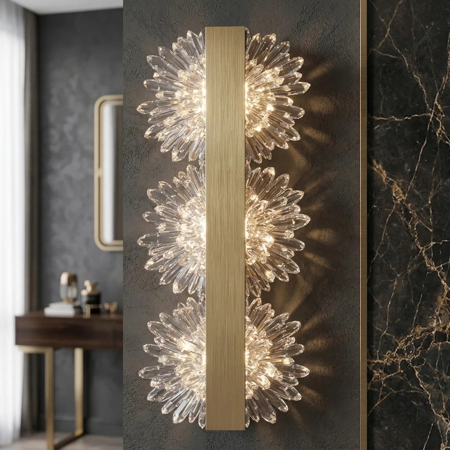APLICĂ LED DE PERETE G149-3W GOLD BRUSH  3