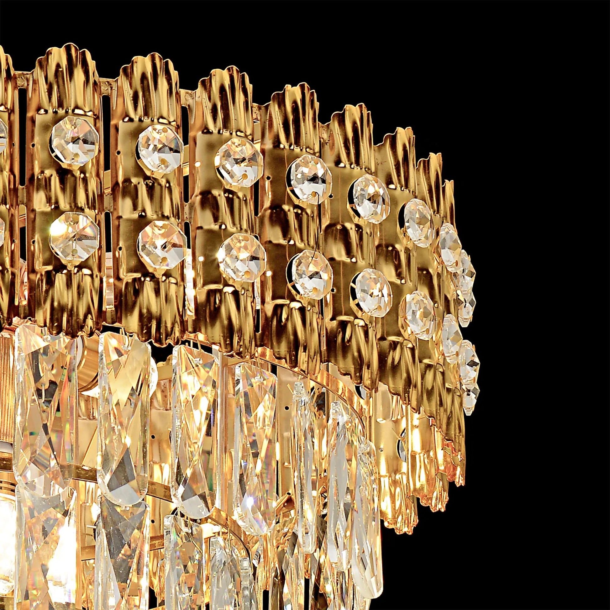 Lampă suspendată Cristal G058-CP 60CM GOLD  3