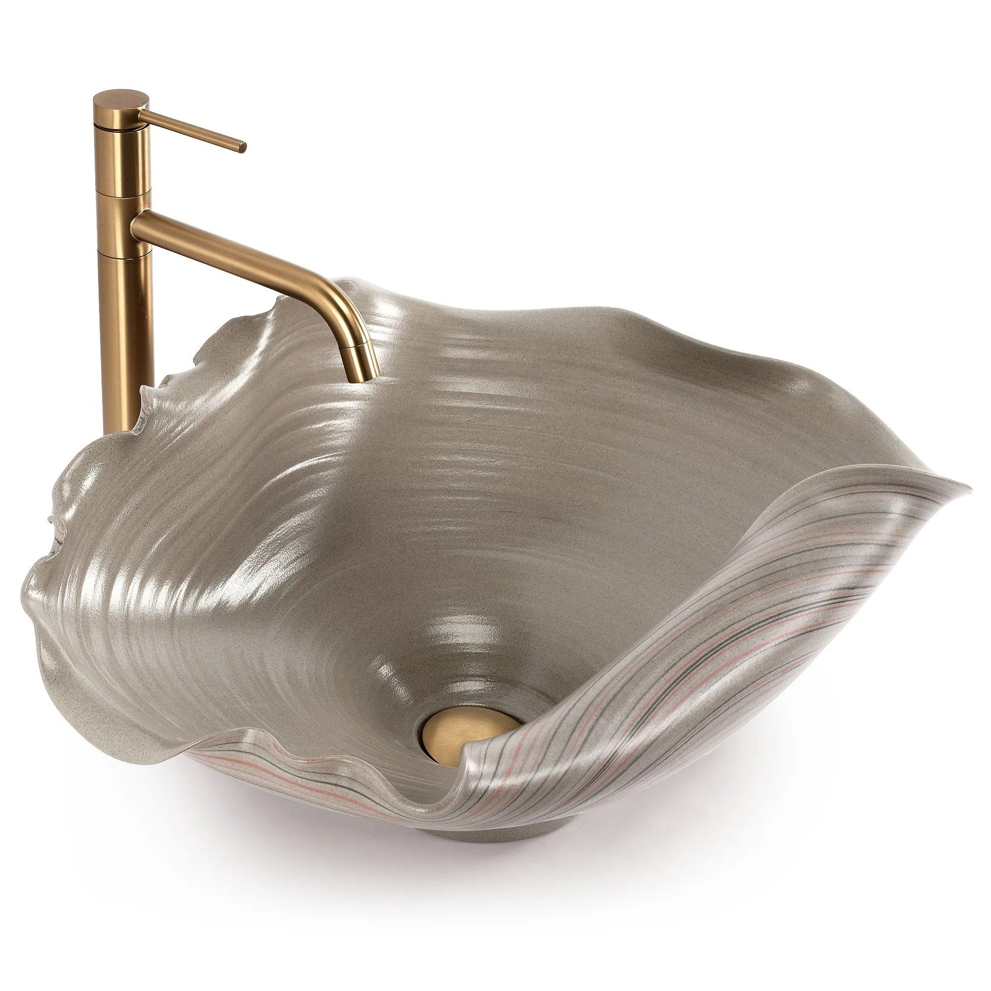 Lavoar ceramic pentru blat REA HM-17 Handmade ART  3
