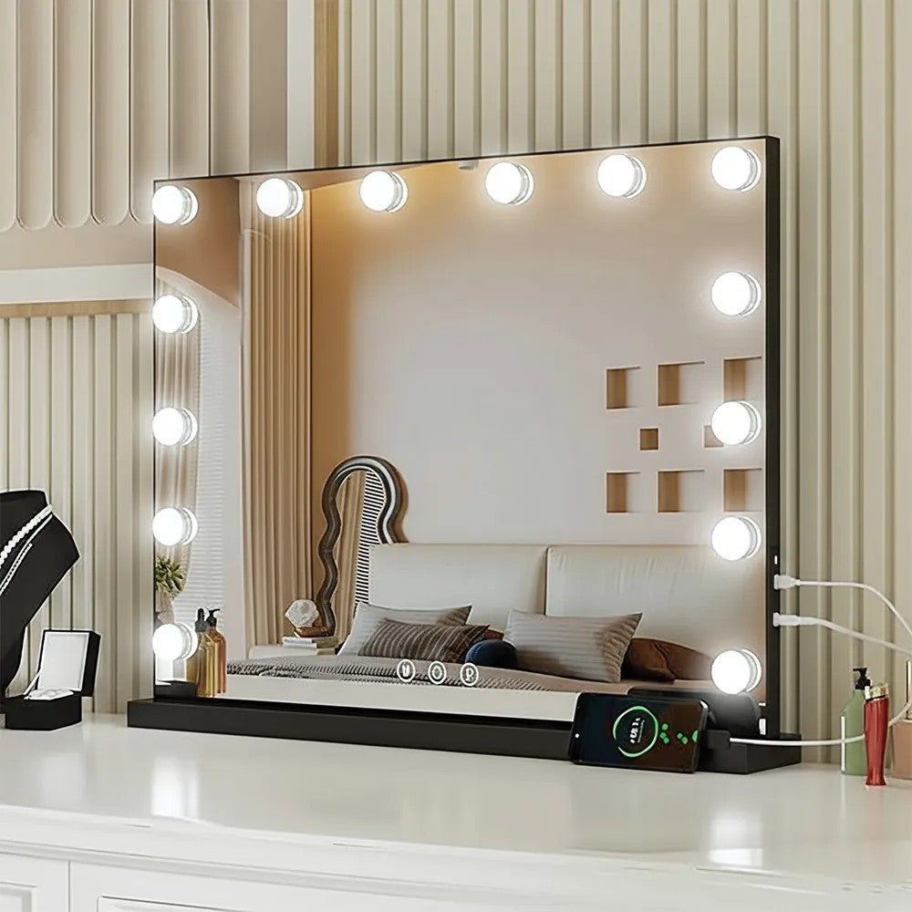 Oglindă LED HOLLYWOOD Black  3