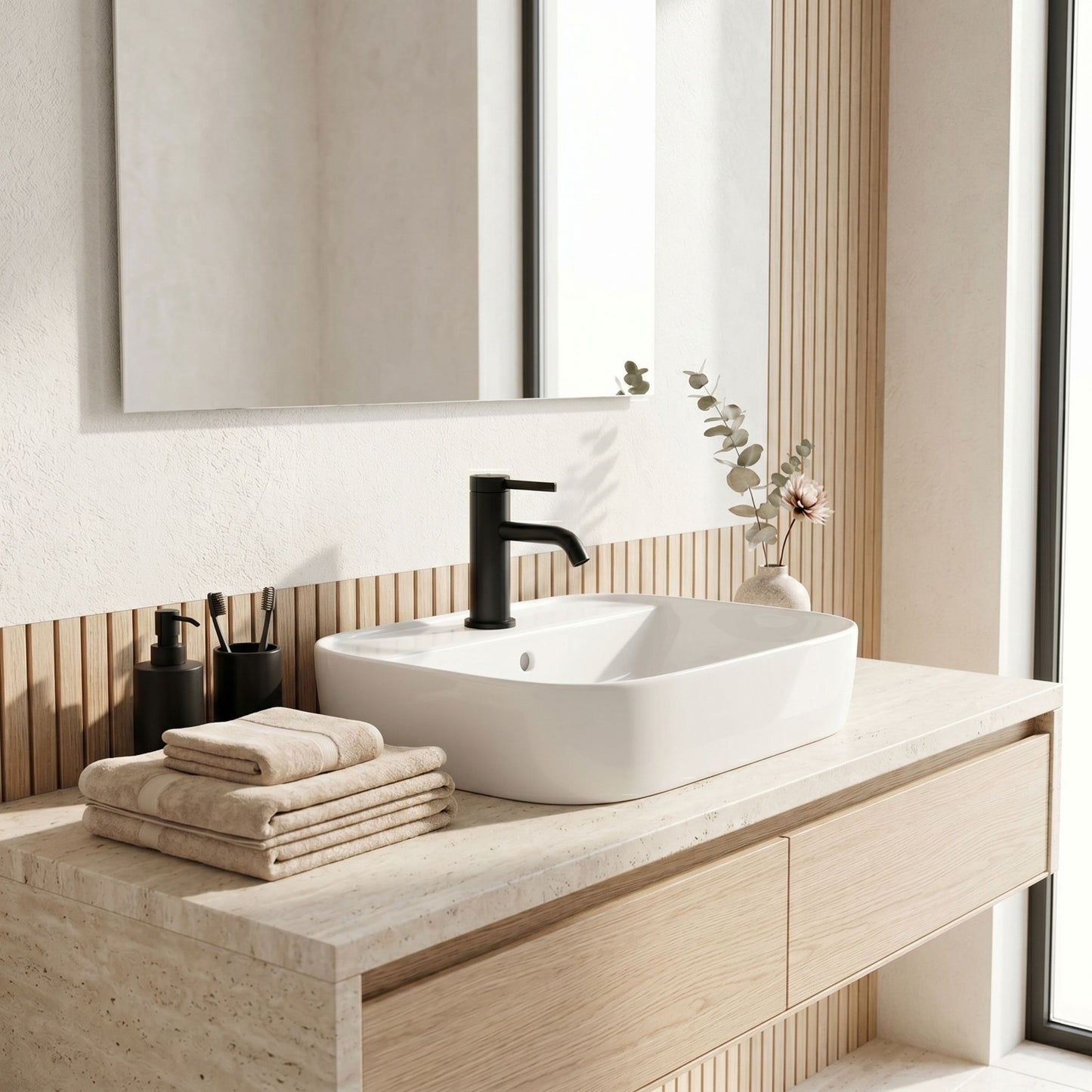 Baterie pentru baie Rea Rivo Black  3