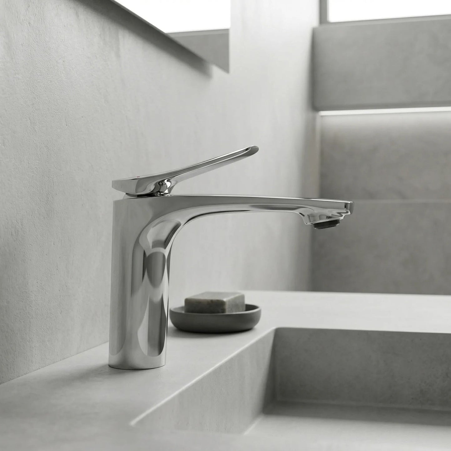 Baterie lavoar PREMIUM REA Vision Chrome Low  3