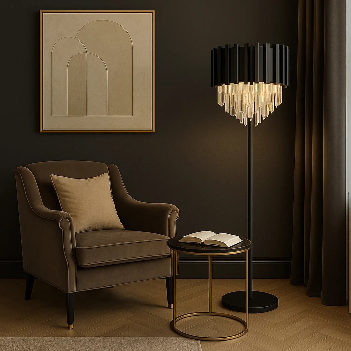 Lampa APP1715-3F Black  3