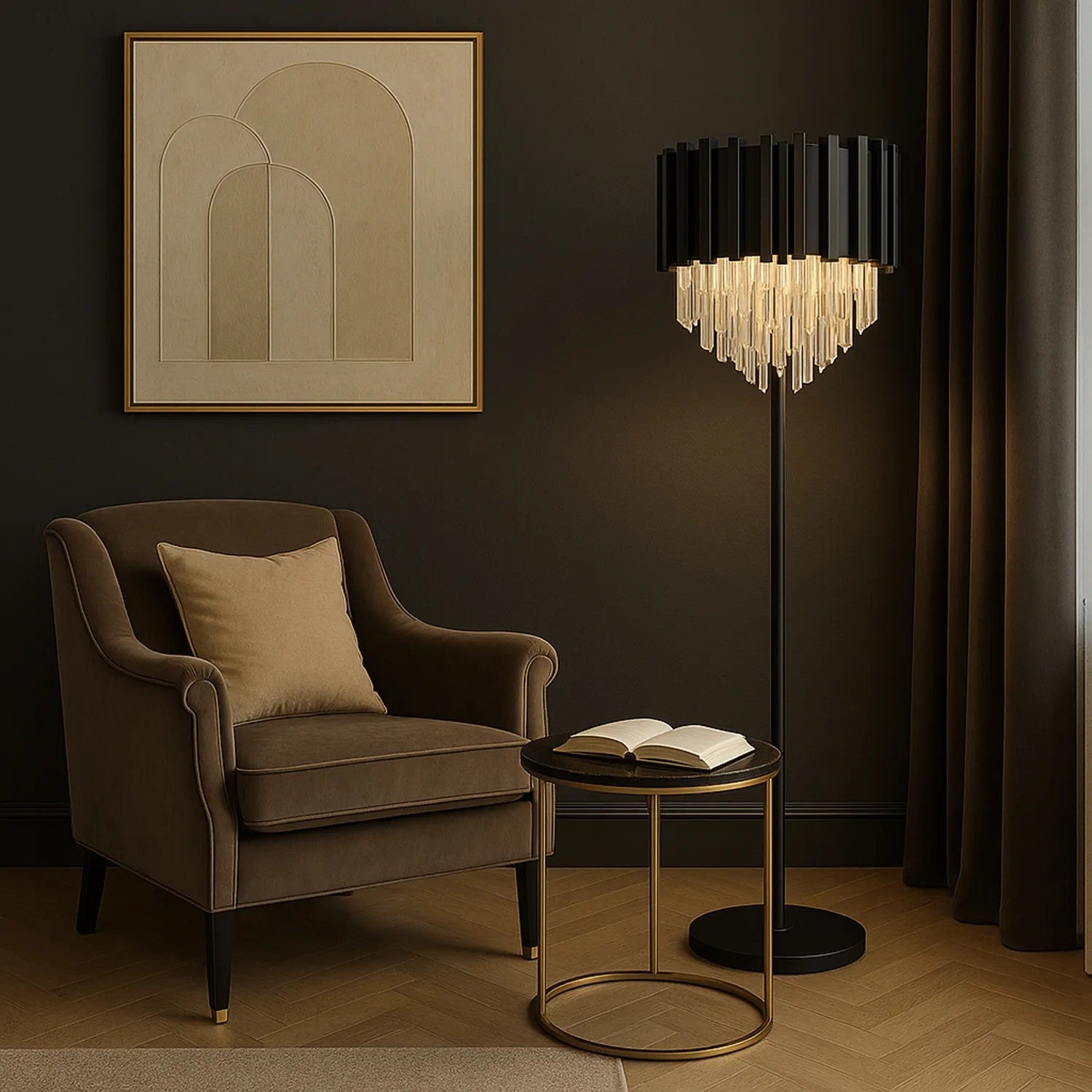 Lampa APP1715-3F Black  3
