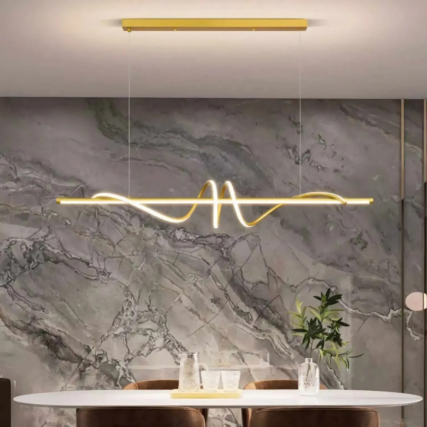 Lampa LED LHJ024-CP 120 cm GOLD  3