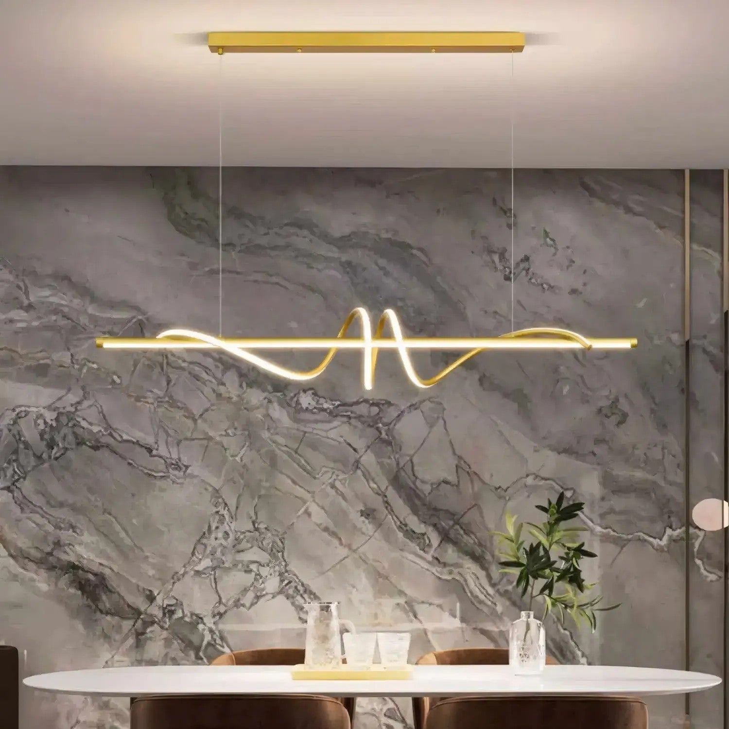 Lampa LED LHJ024-CP 120 cm GOLD  3