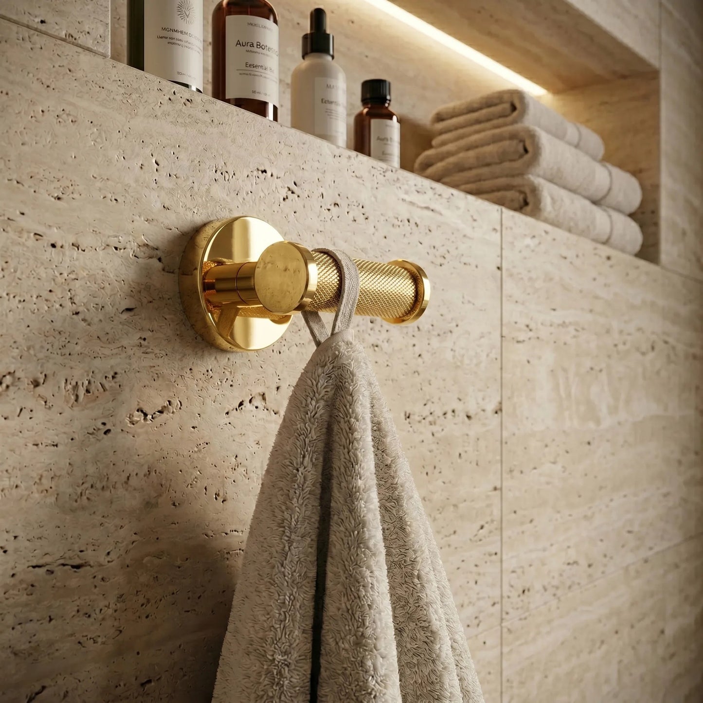 Cuier dublu 6612 Modern Gold  3