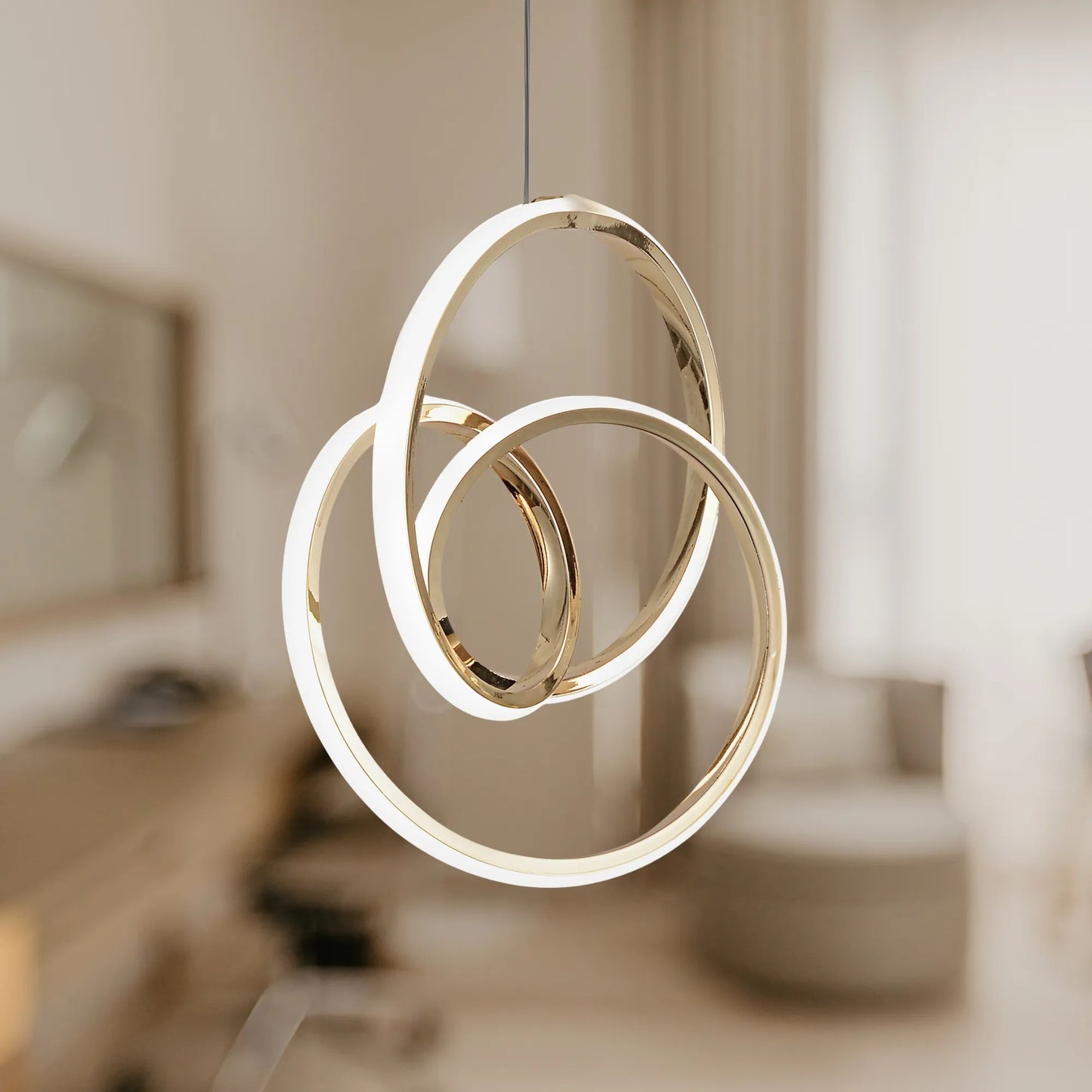 Lampă suspendată LED G076-1CP Gold  3