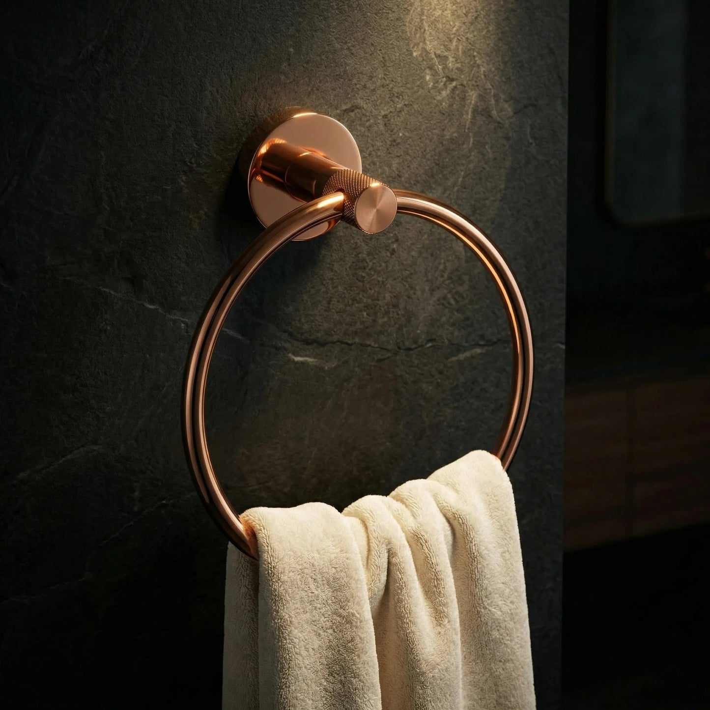Cuier de baie Ring 6610 Modern Copper  3