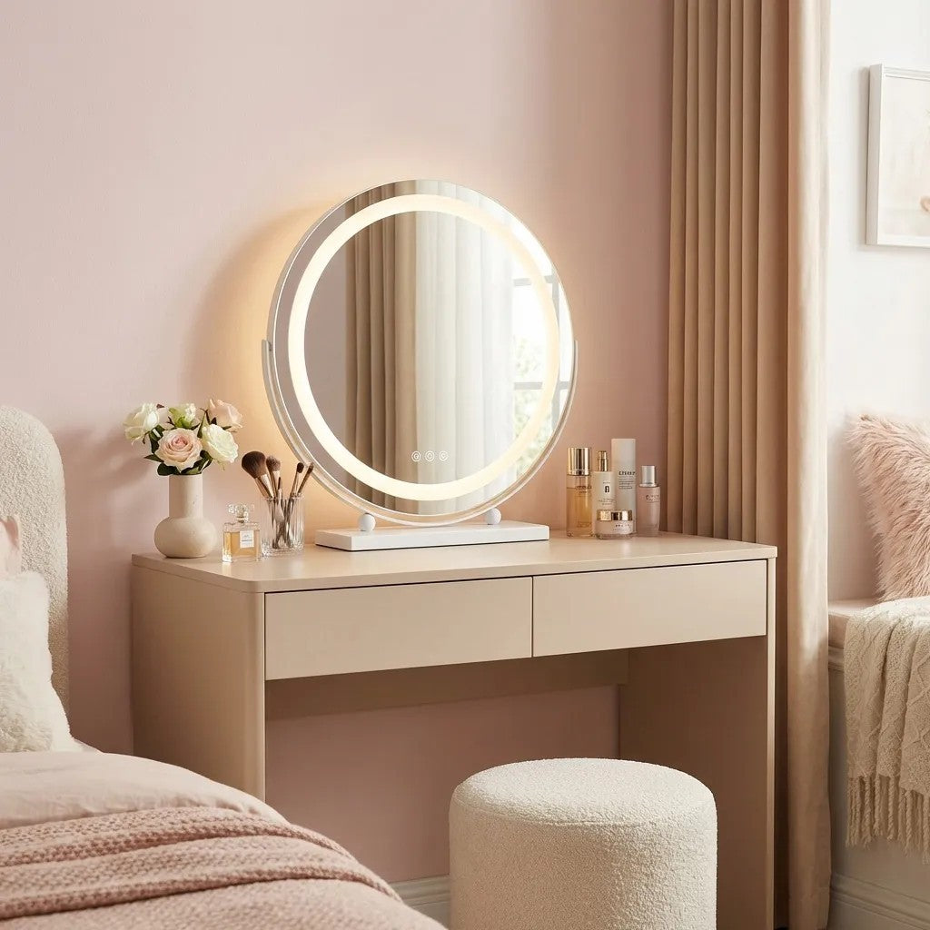 Oglindă LED MAKE-UP White 40 cm  3