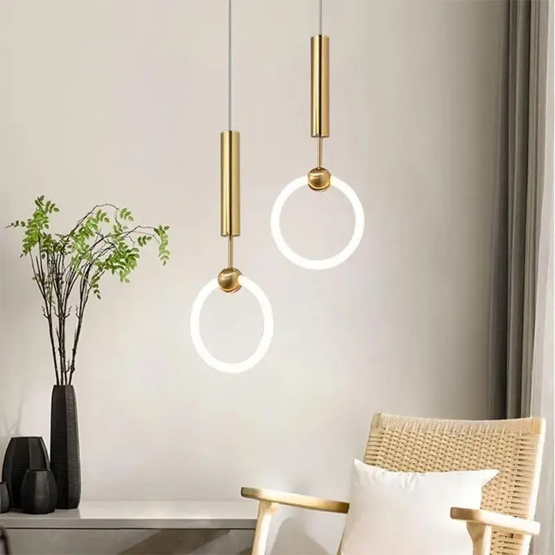 Lampă suspendată LED LHJ059-1CP Brush Gold  3