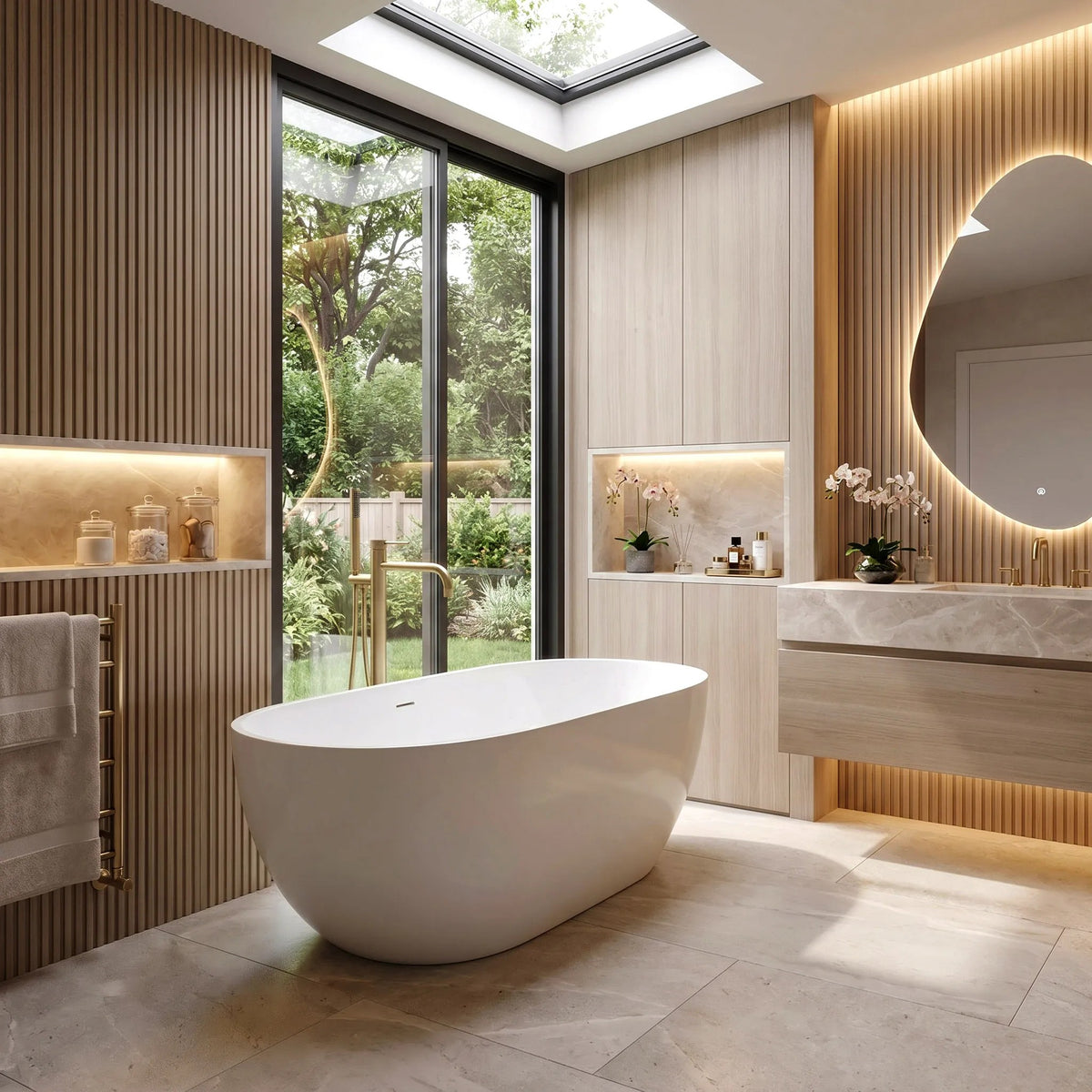 Baterie De Podea Rea Venti Brush Gold 3