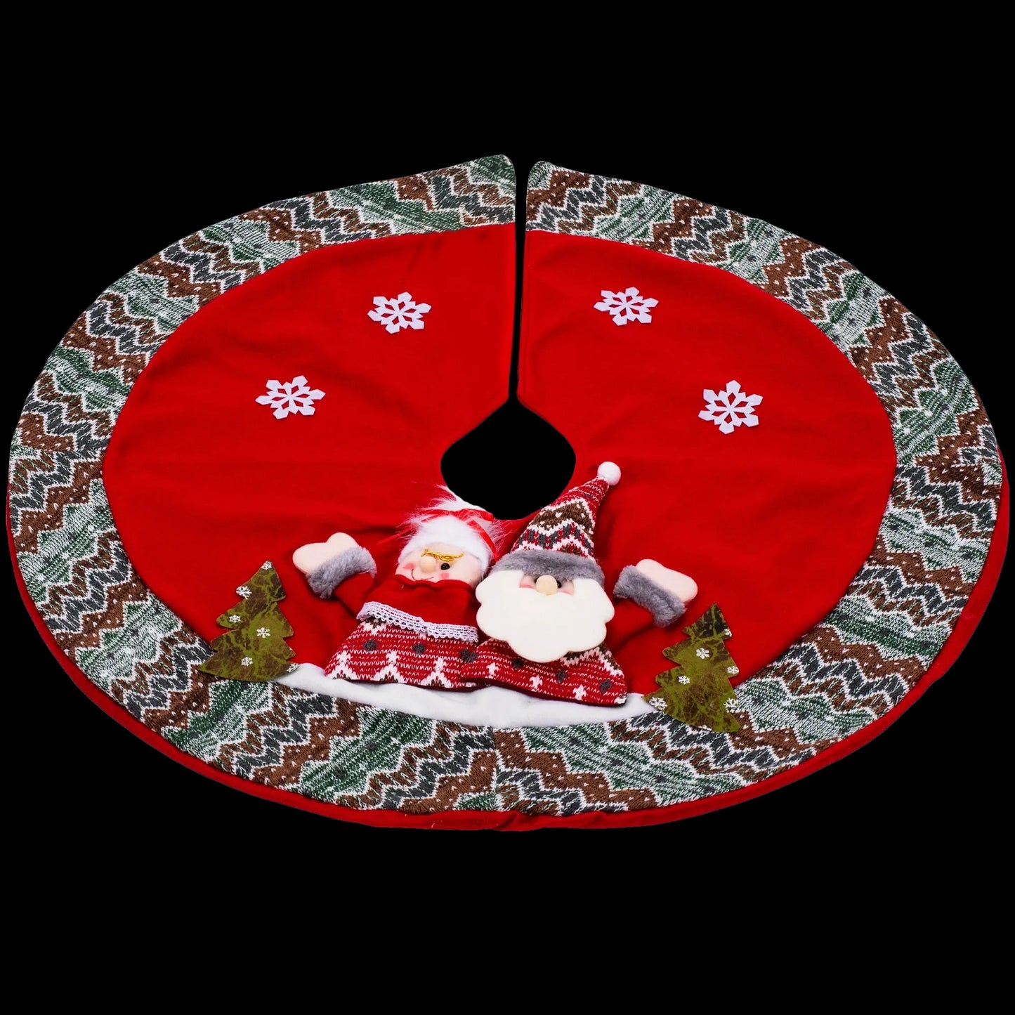 Covoraș Pentru Brad De Crăciun Red 80cm 3