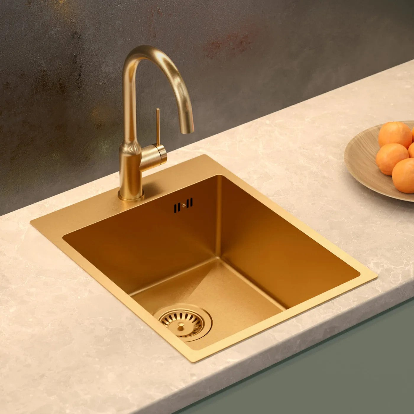 Chiuvetă Inox RUSSEL 90 COPPER 3