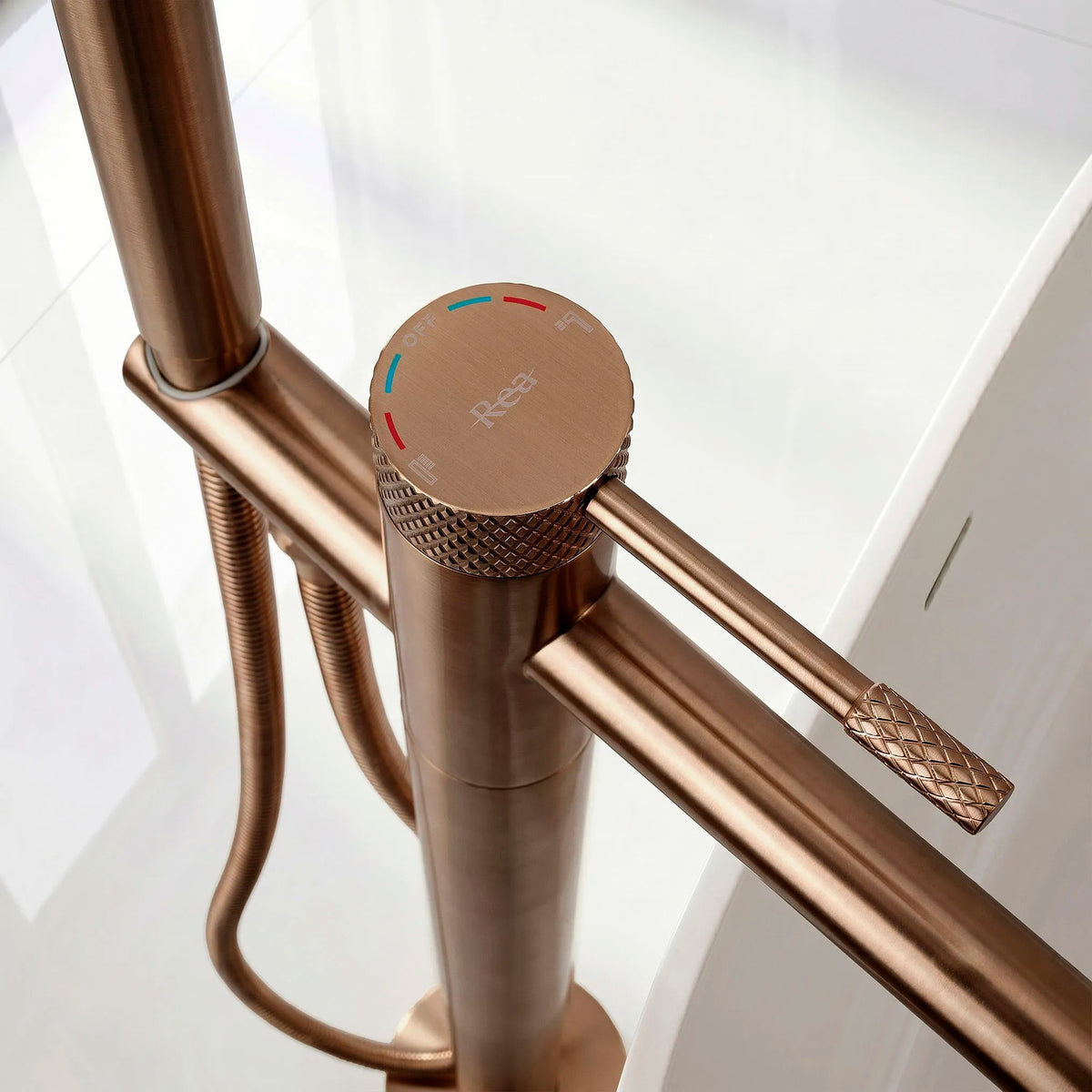 Baterie De Podea Rea Venti Brush Copper 3