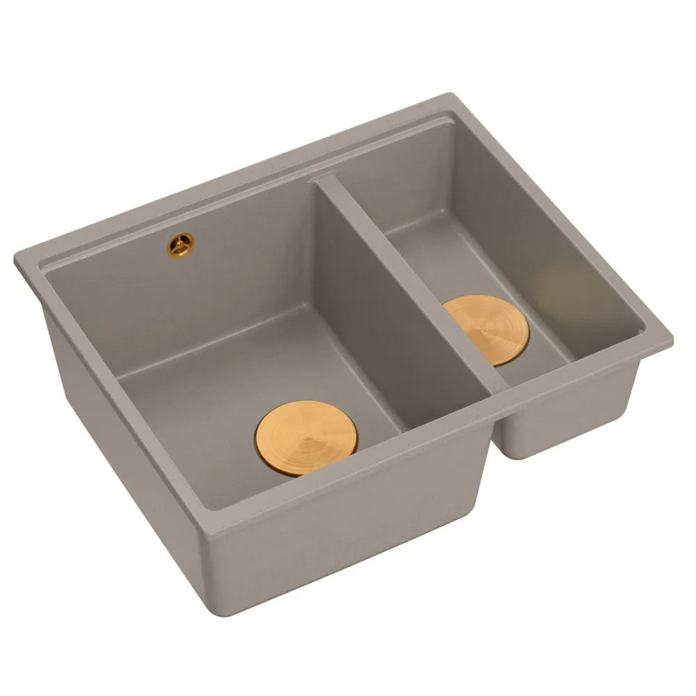 Chiuveta Din Granit Logan 150 Beige Dop Nichel Periat 3
