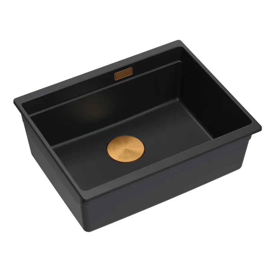 Chiuveta Din Granit Logan 100 Black Dop Negru 3