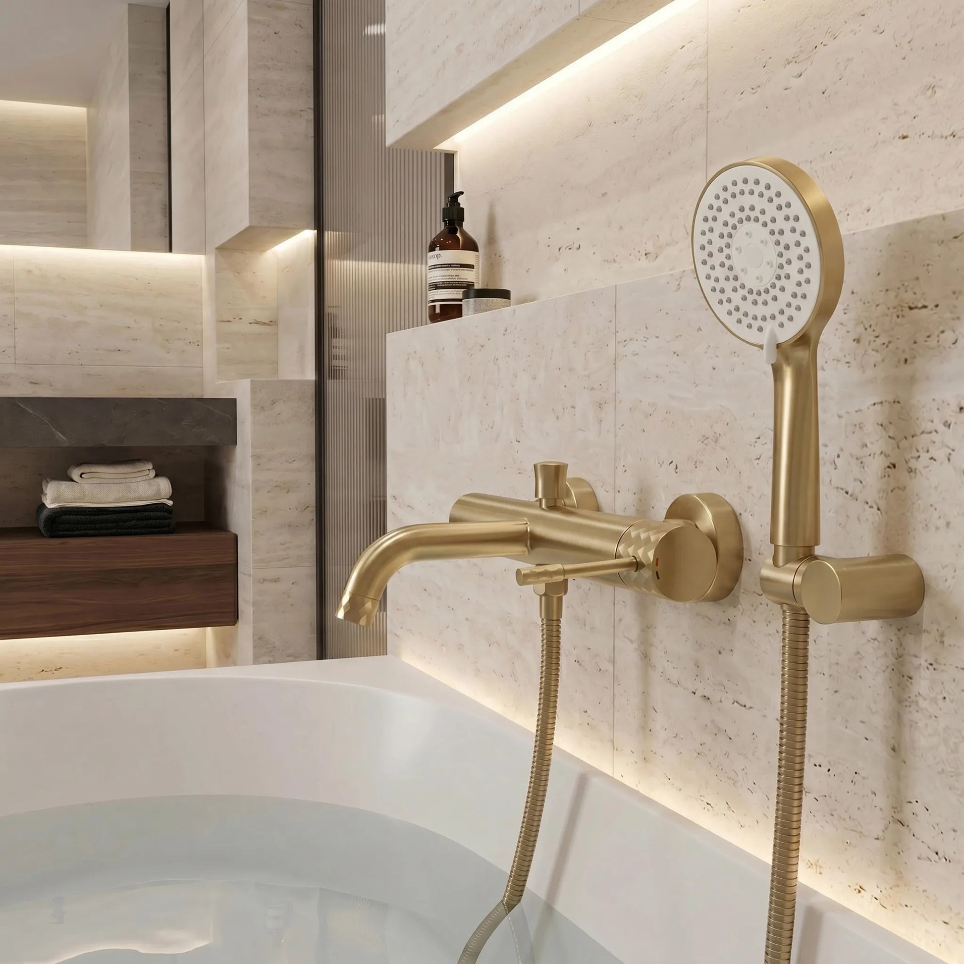 PARA DE DUS REA JS-019 BRUSH GOLD 3