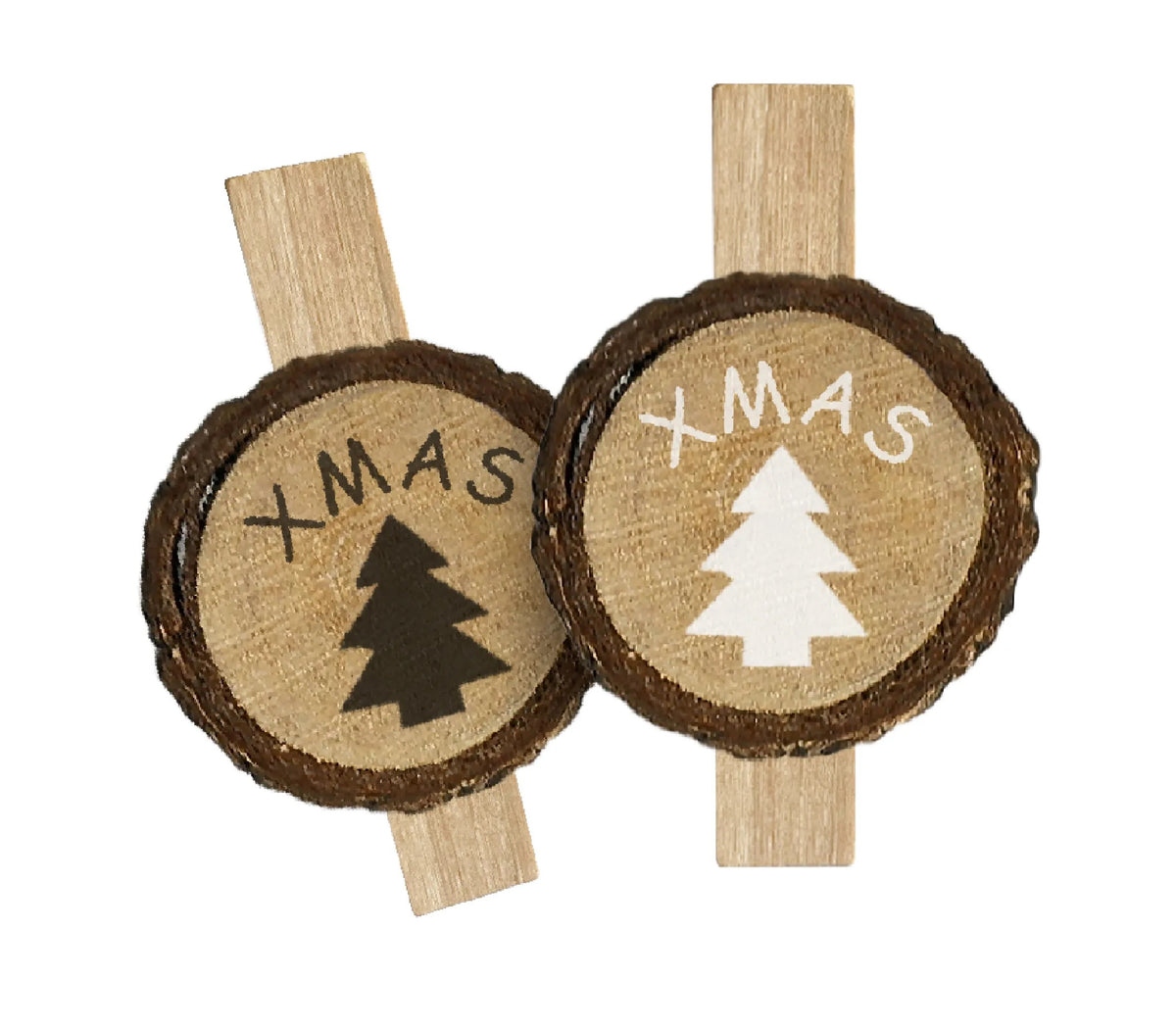 Christmas Decoration Set 8 Wood Tree KL-21X11 3