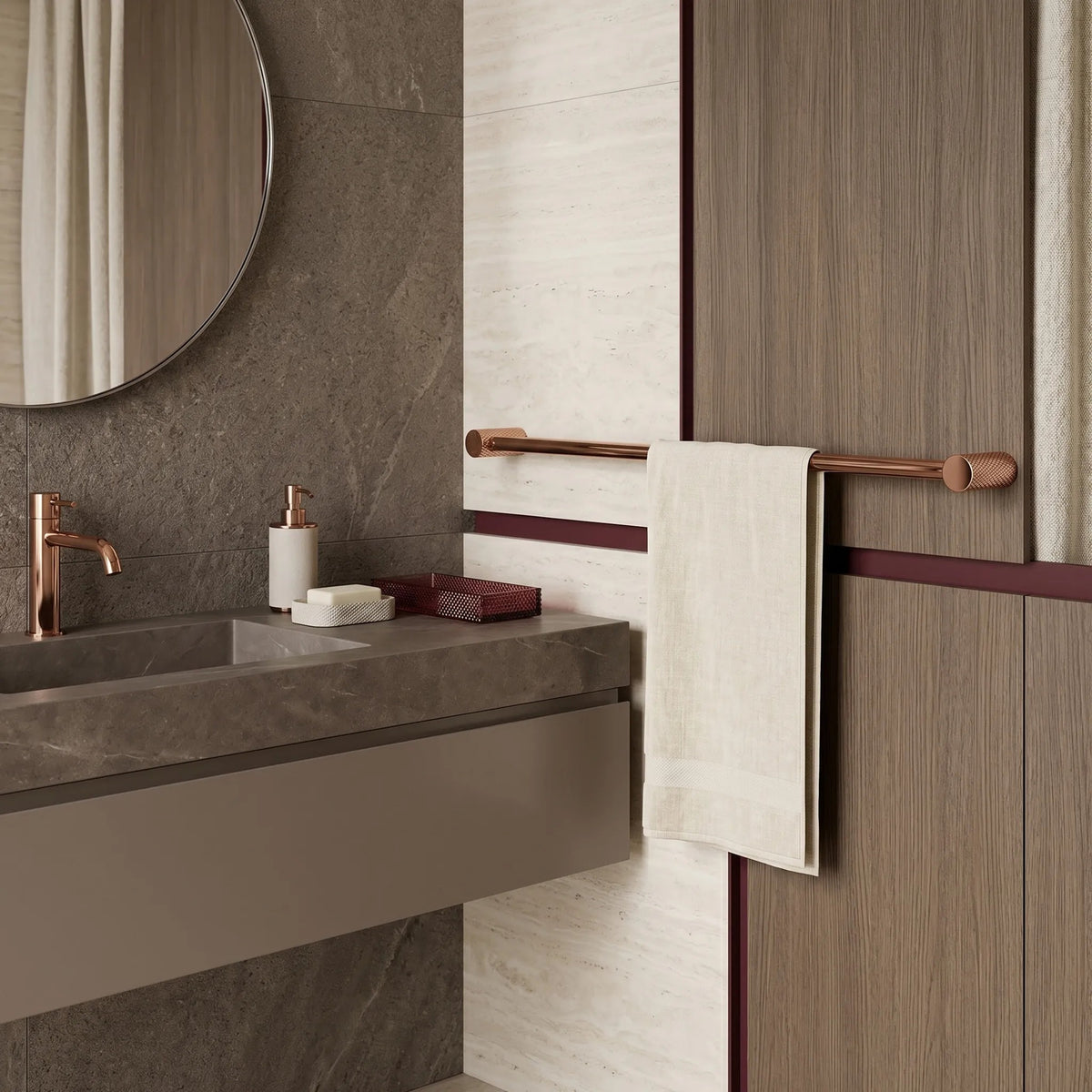 Cuier De Baie A62301RG OTTO Copper 3