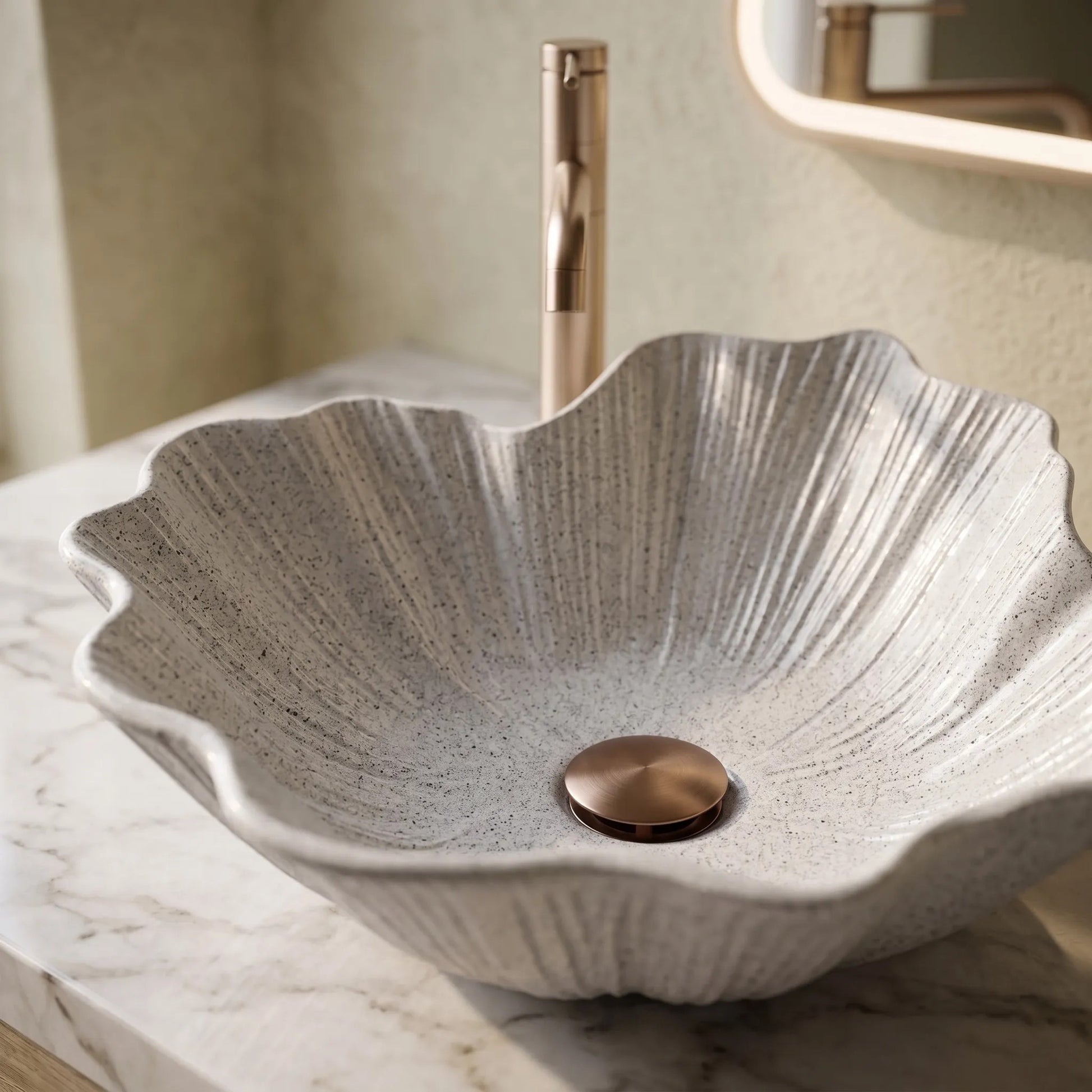 Lavoar Pe Blat Rea Flower Grey 3