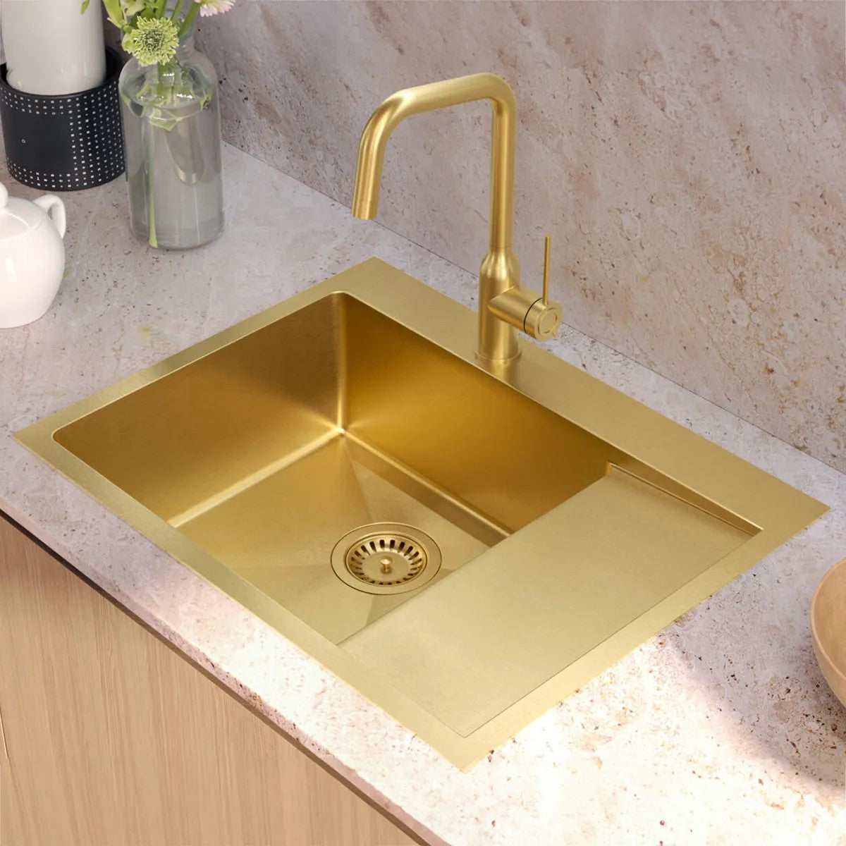 Chiuvetă Inox RUSSEL 116 Gold 3