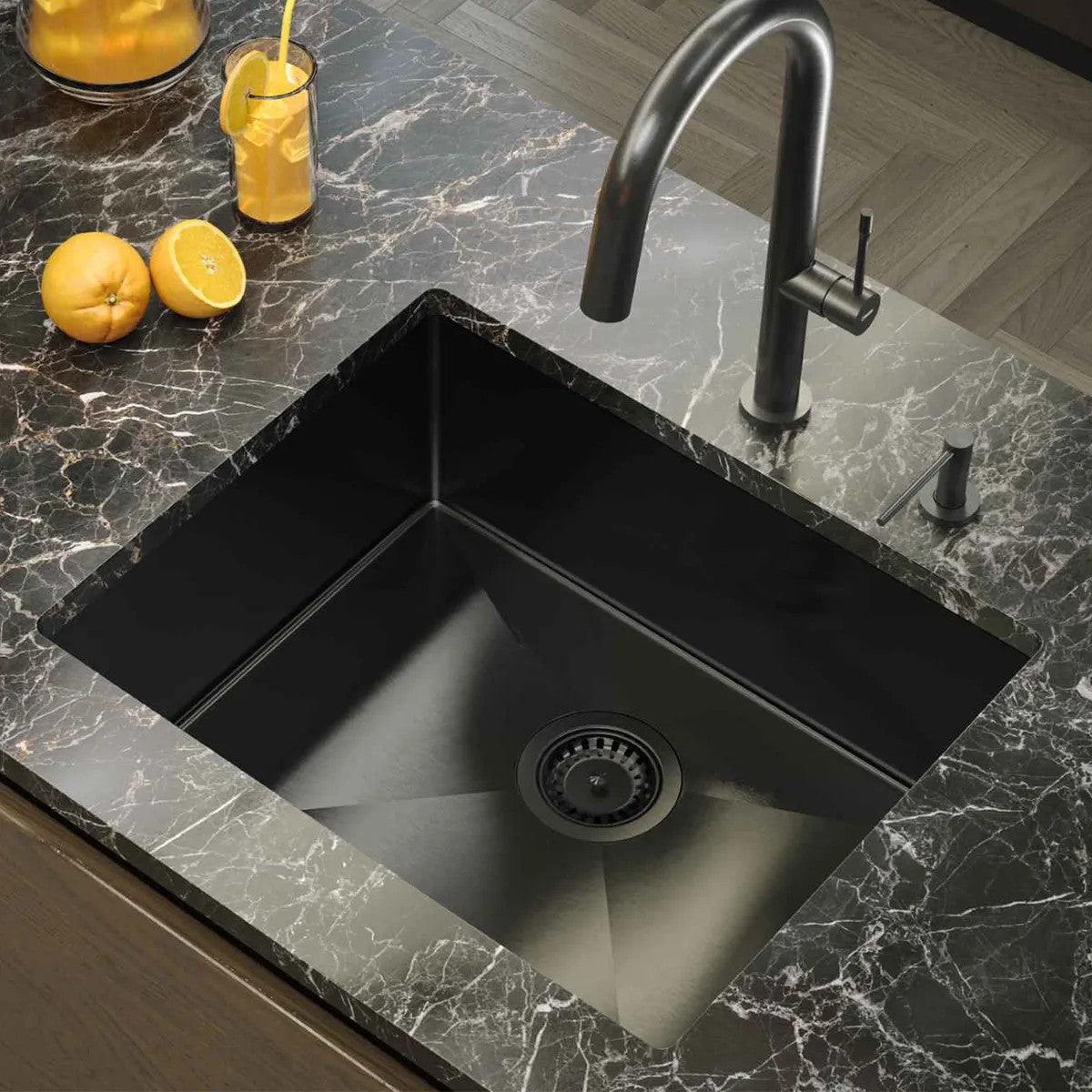 Chiuvetă Inox ANTHONY 60 GRAPHITE 3