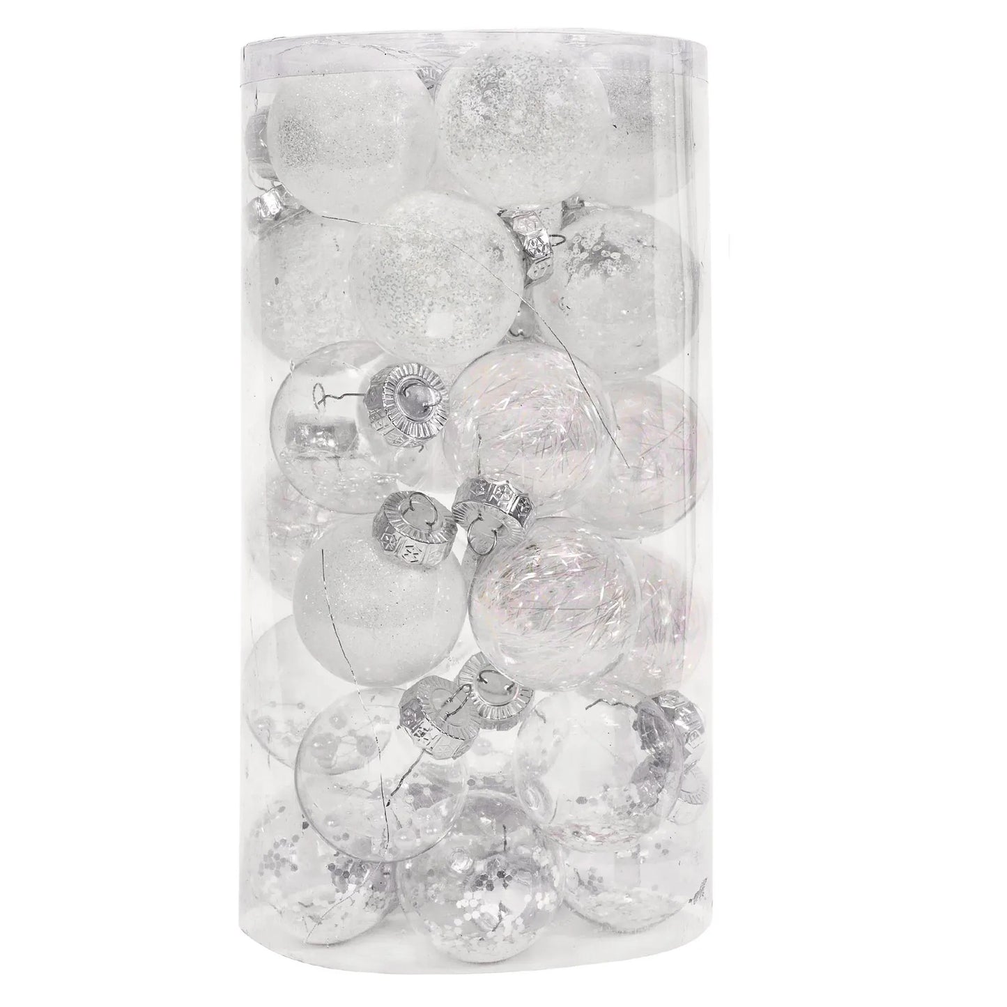 Bombki Choinkowe Rózowe 24szt. Sysd1688-088 3
