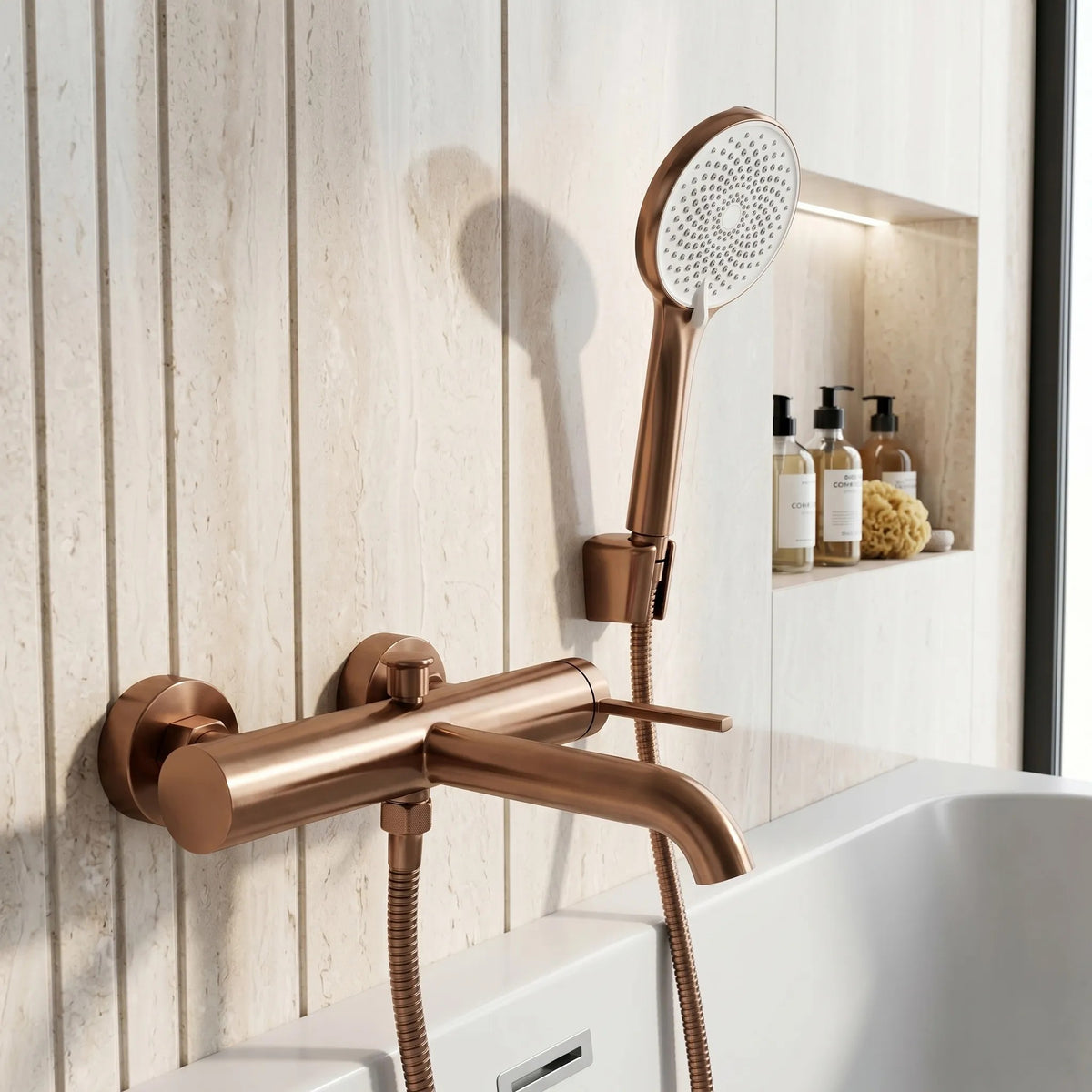 Baterie Pentru Cadă REA Rivo Brush Copper 3