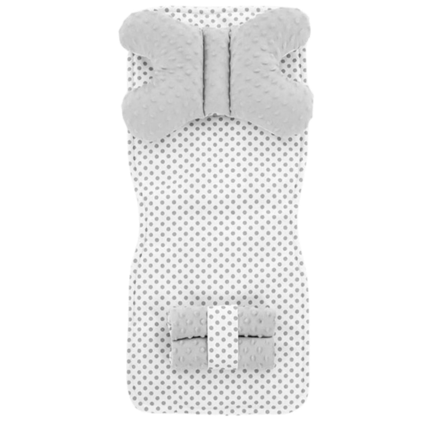 Set Pentru Carucior Cu Doua Fete 4in1 Alb/Gri 3