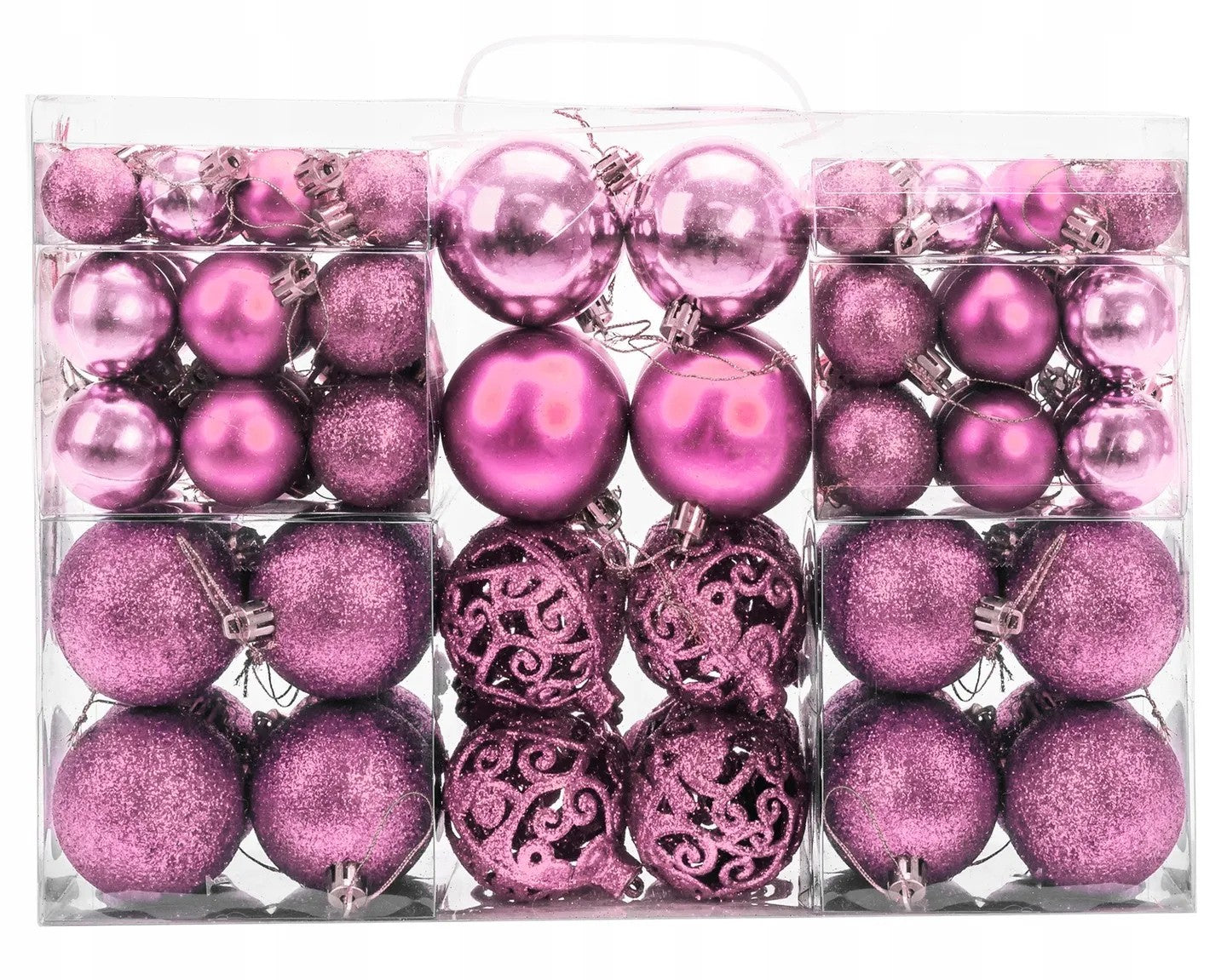 BOMBKI CHOINKOWE PINK 100SZT KL-21X03 3