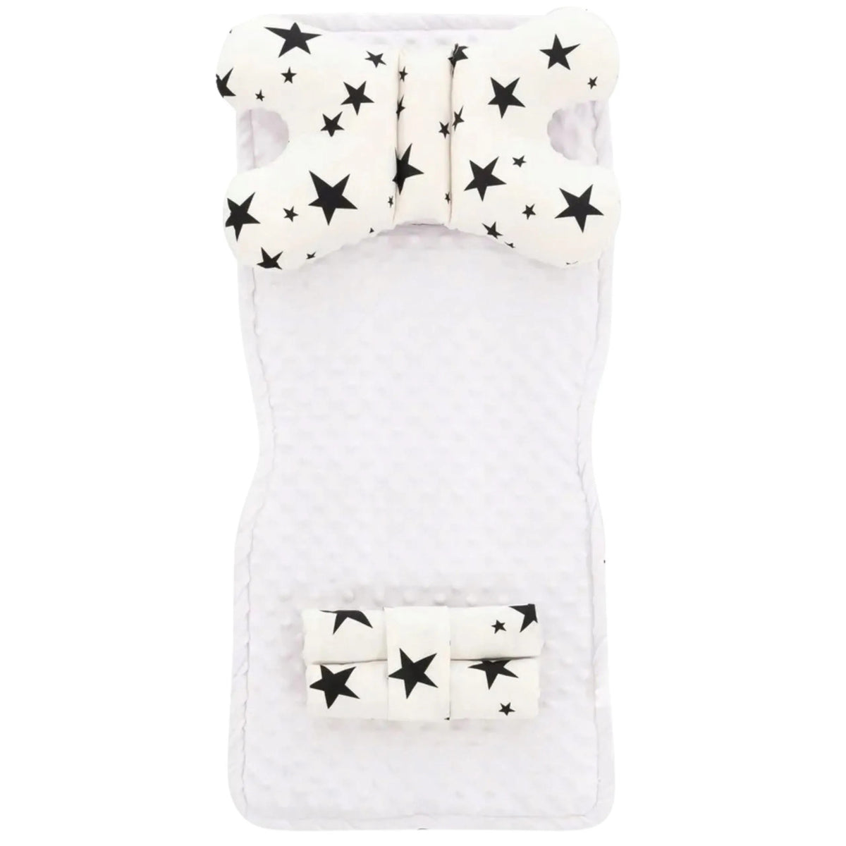 Set Pentru Carucior Cu Doua Fete 4in1 Alb/Black Star 3