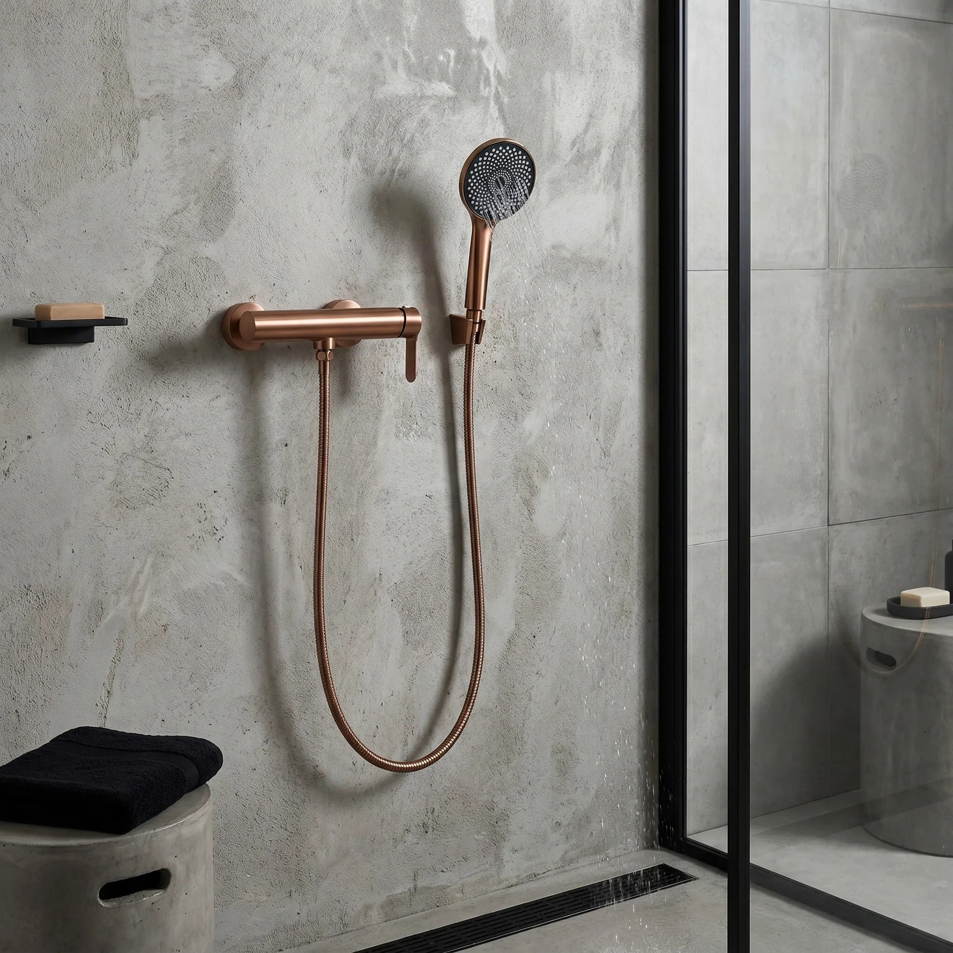Baterie de duș REA Arcos Brush Copper  3