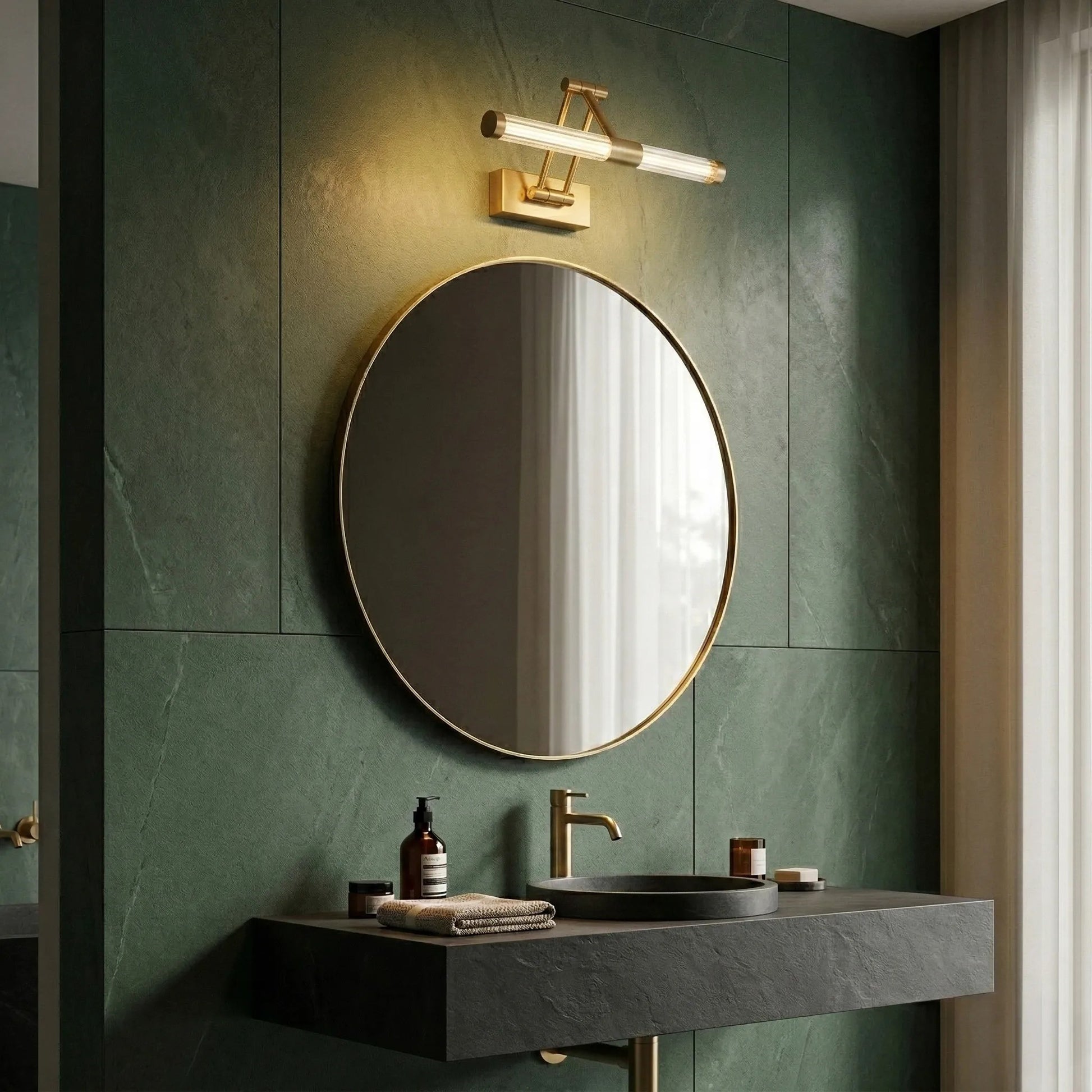 Aplică LED pentru baie APP1899-1W 40cm BRUSH GOLD  3