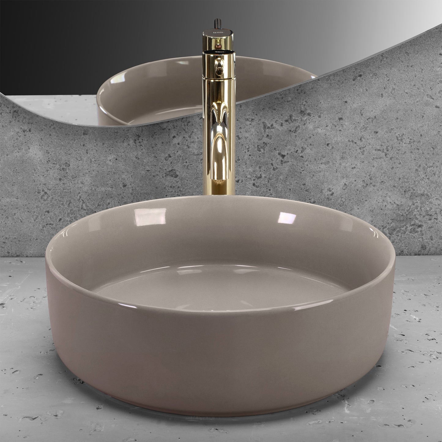 Lavoar Pe Blat Rea Sami Beige Shiny  3