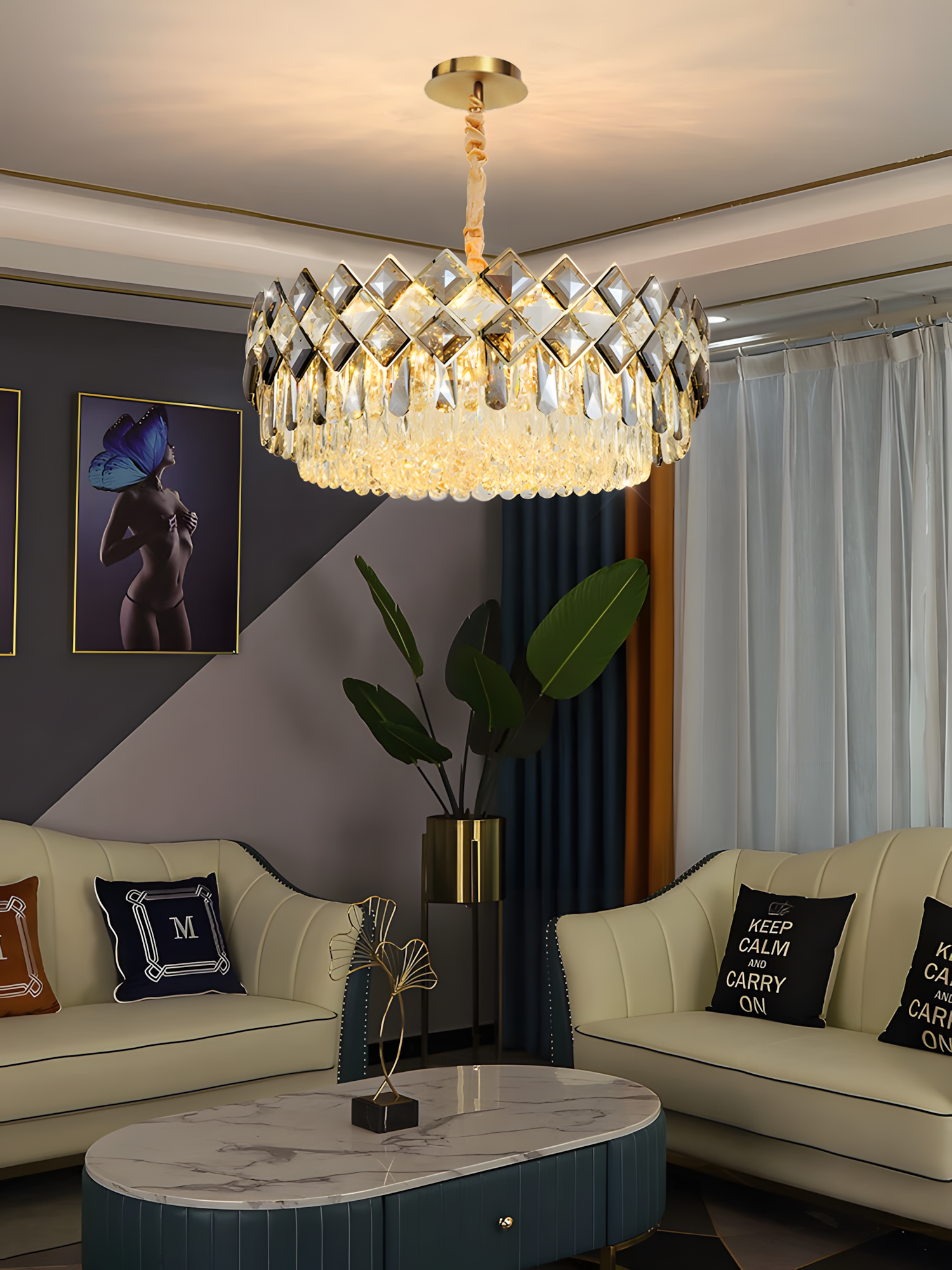 Lampa APP1540-8CP60 Gold  5