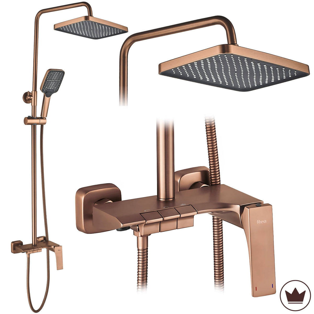 Set Dus PREMIUM REA JOE Brush Copper 1