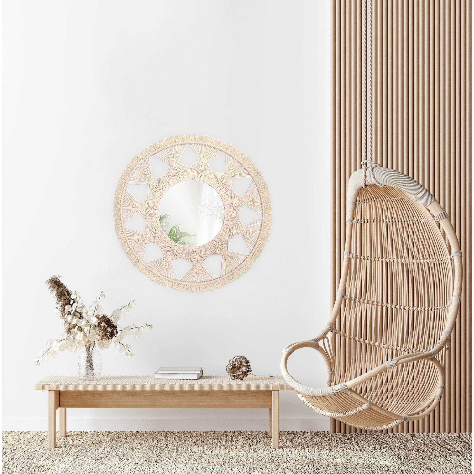 Oglinda Perete Boho 65cm 322050  6