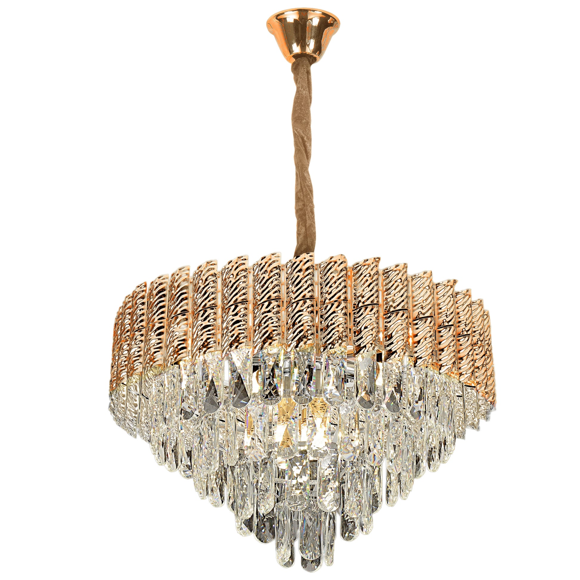 Lampă Suspendată Cristal G054-cp 50cm Gold  1